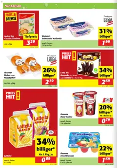 Nah und Frisch Flugblatt ab 22.07.2026 gültig | Seite: 2 | Produkte: Sahne, Eis, Mango