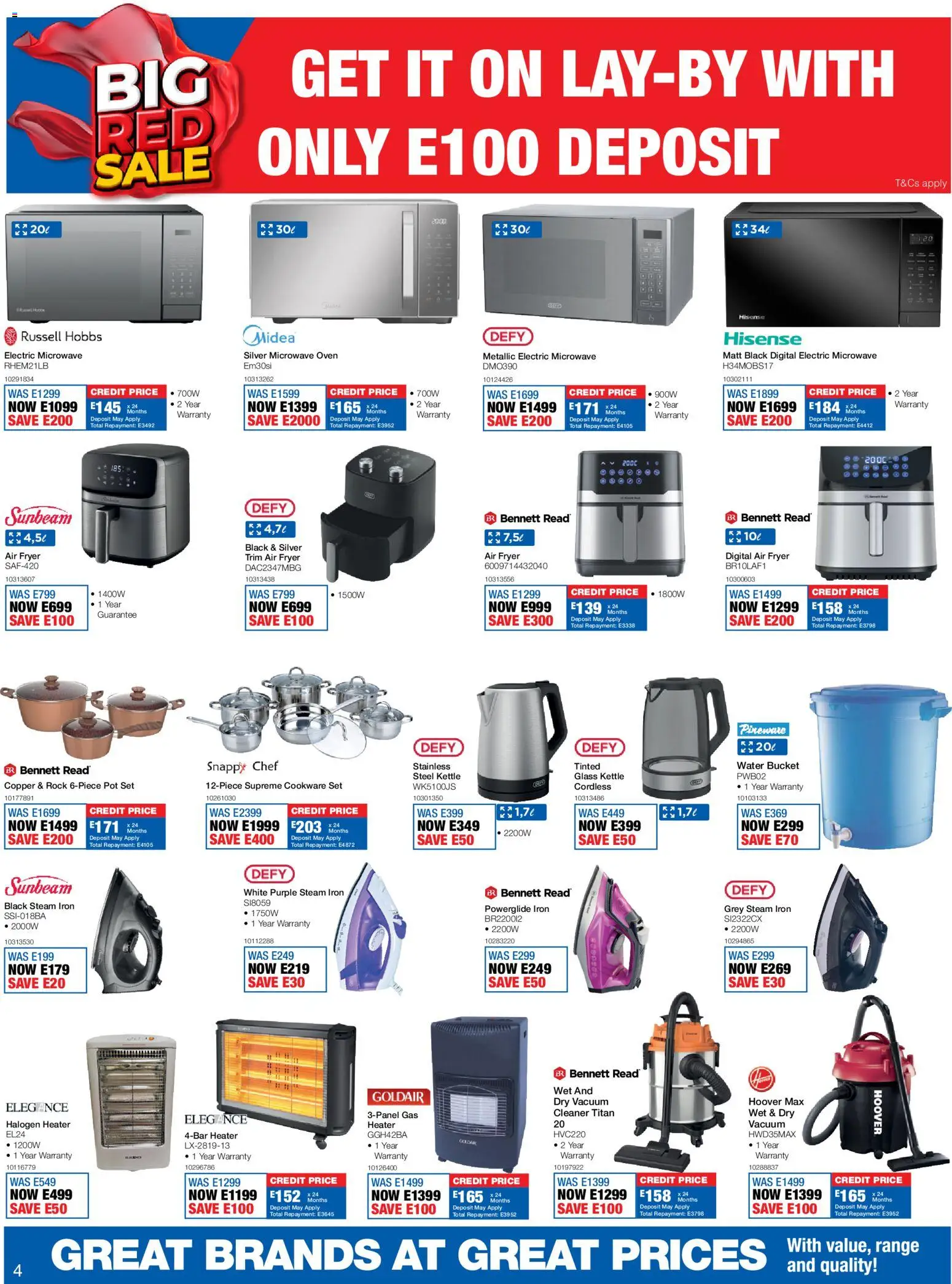 New OK Furniture catalogue – valid from 18.05.2026 | Page: 4 | Products: Microwave oven, Microwave, Air fryer, Cookware