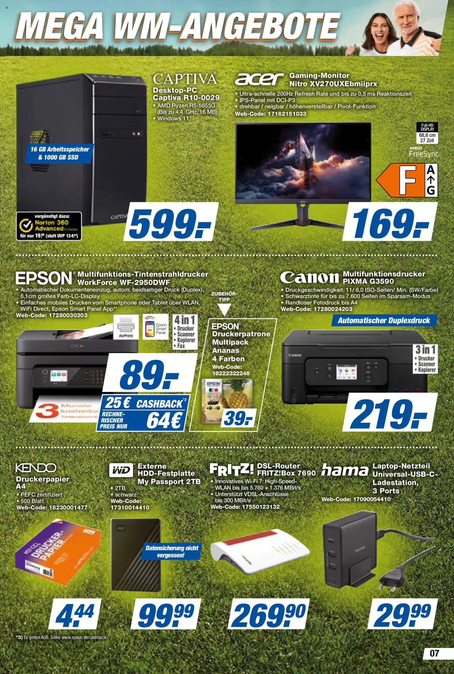 Expert Prospekt – gültig ab 26.06.2026 | Seite: 7 | Produkte: Epson, Smartphone, Tablet, Drucker