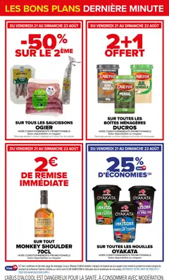 Carrefour Market - Prévisualisation de Carrefour Market Les bons plans derniere minute​ valide à partir de 17/08/2026 | Page: 4 | Produits: Persil, Monkey shoulder, Semoule, Nouilles