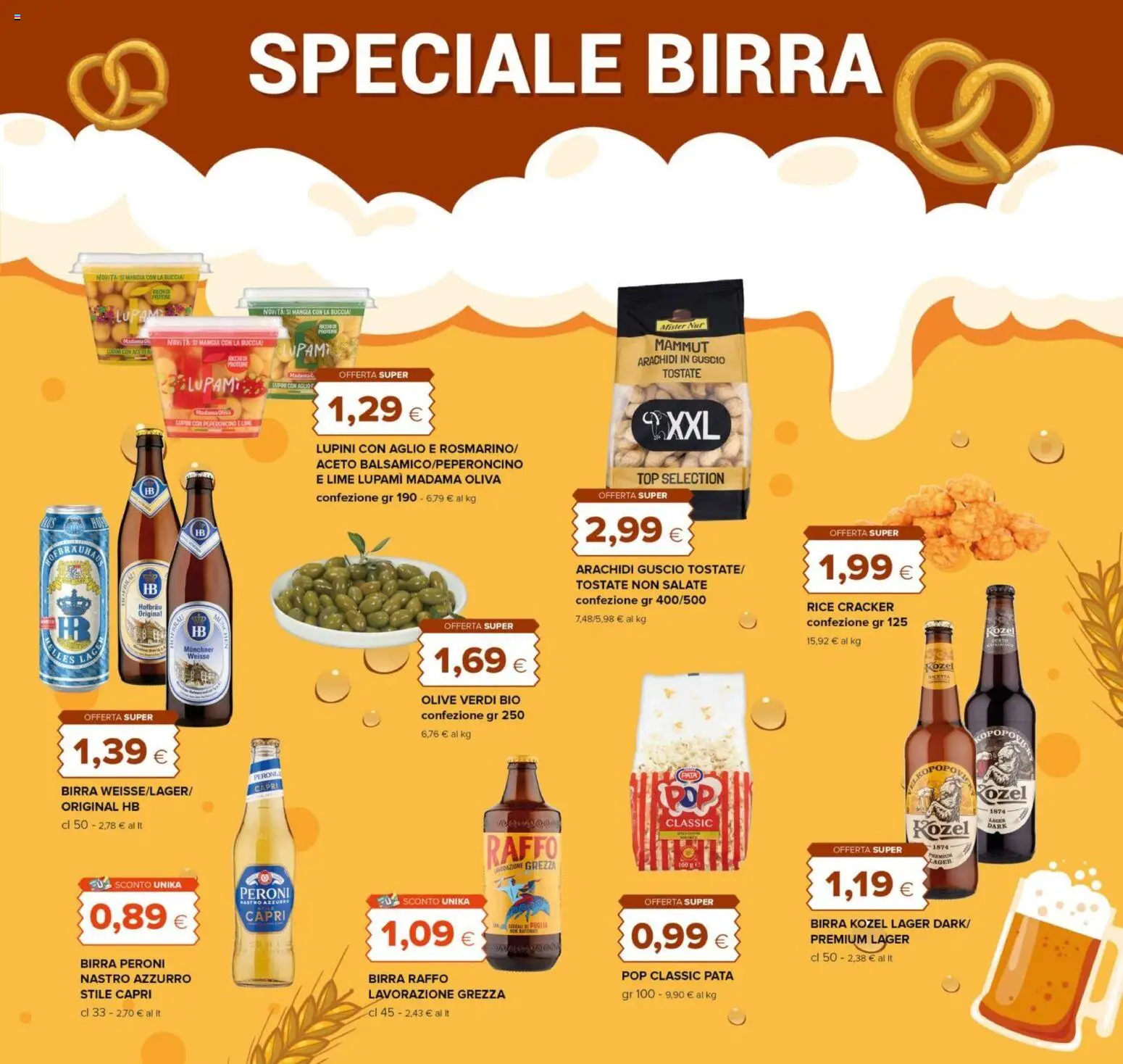 Volantino Oasi del 18.06.2026 | Pagina: 23 | Prodotti: Lupini, Pepe, Olive, Arachidi