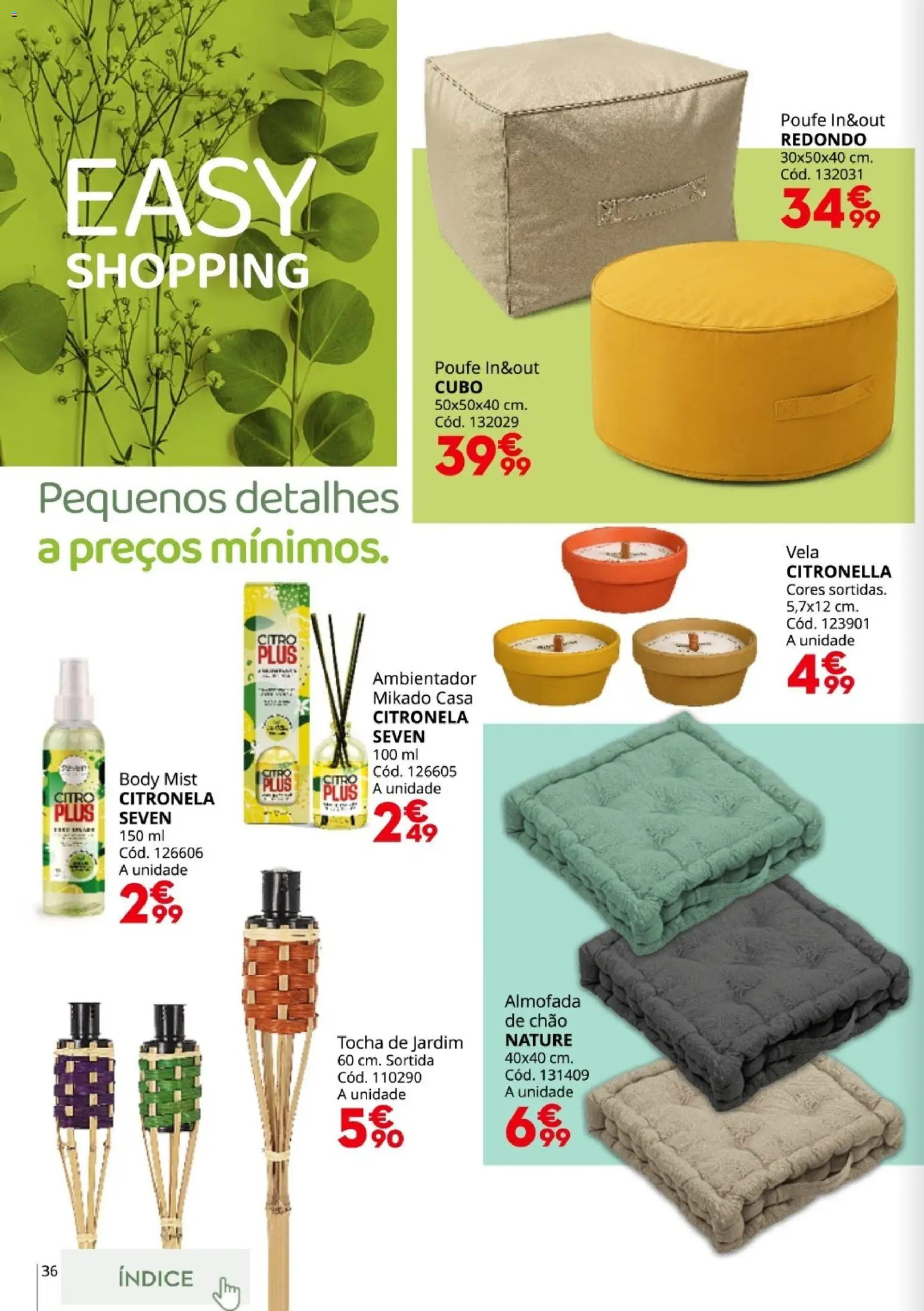 Conforama Jardim │ válido de 19.03.2026 | Página: 36 | Produtos: Almofada