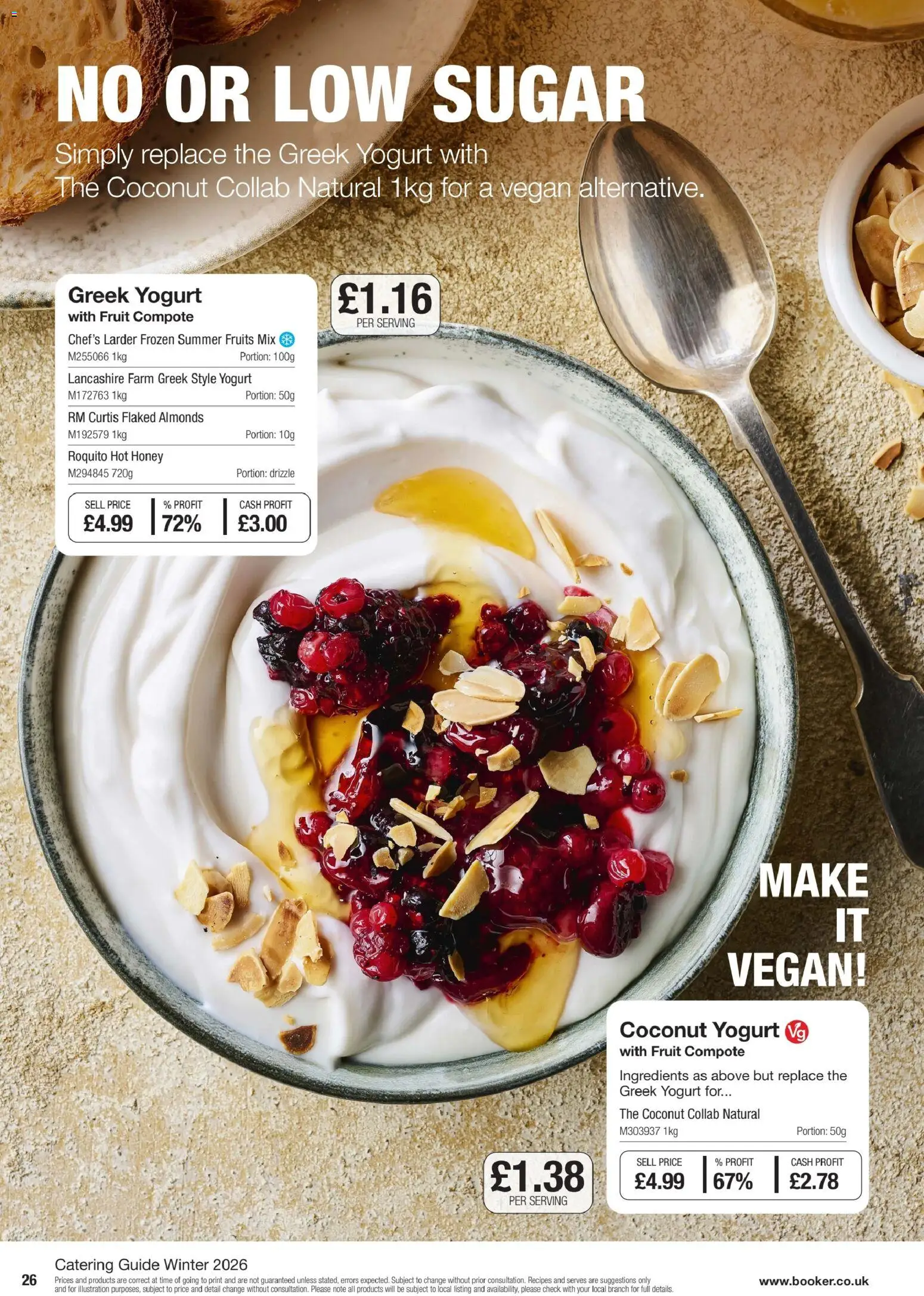 {H1} | Page: 26 | Products: Yogurt, Ingredients, Coconut, Greek yogurt