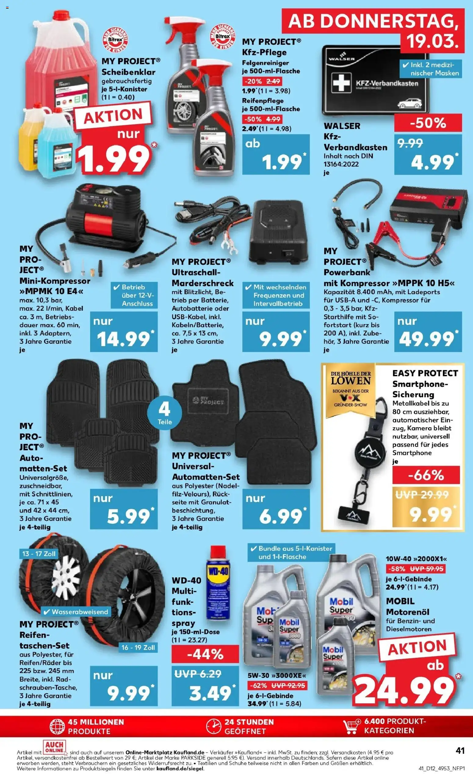 Kaufland Prospekt Alsdorf	 – gültig ab 19.03.2026 | Seite: 41 | Produkte: Kamera, Kabel, Smartphone, Powerbank