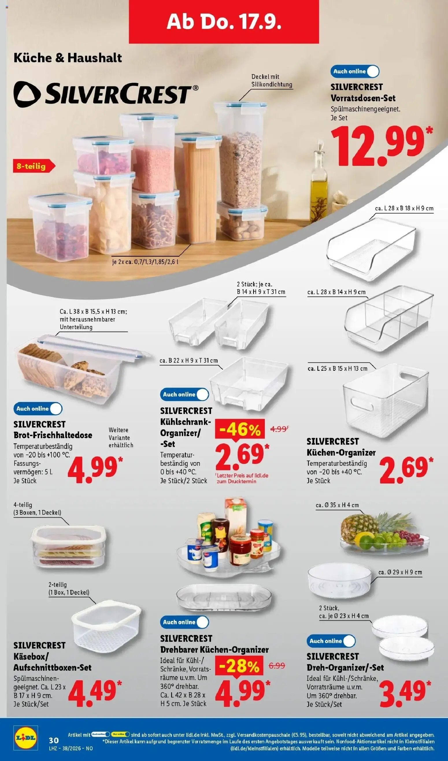 Lidl Prospekt Emlichheim (ab 14.09.2026) zum Blättern » Angebote | Seite: 52 | Produkte: Küche, Kühlschrank