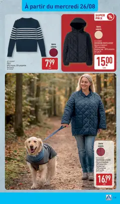 Aldi - Prévisualisation de PULL, 80% viscose, 20% polyamide. valide à partir de 25/08/2026 | Page: 37 | Produits: Doudoune legere, Pull, Doudoune