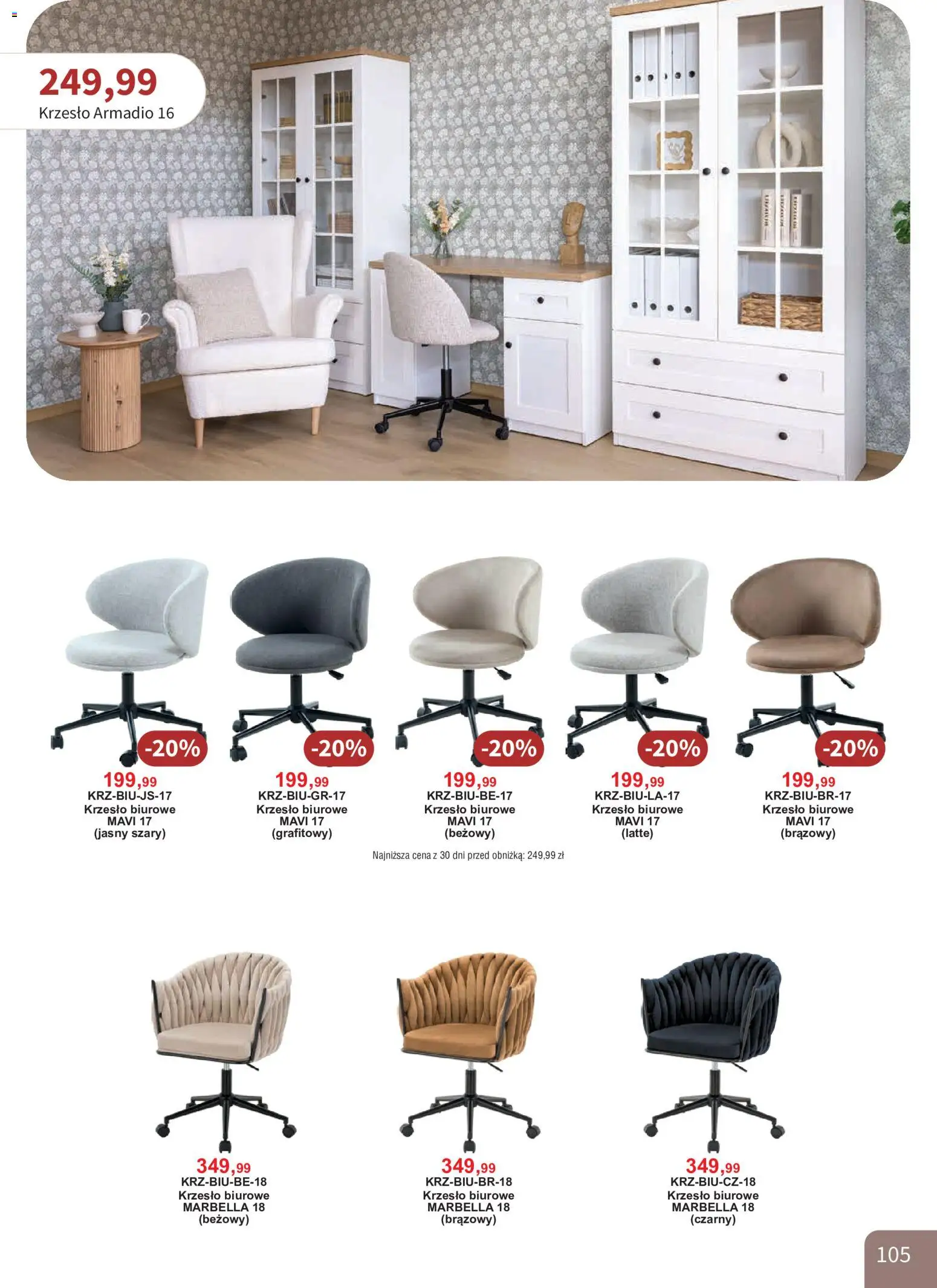Bodzio Katalog od 01.08.2026 | Strona: 105 | Produkty: Krzesło