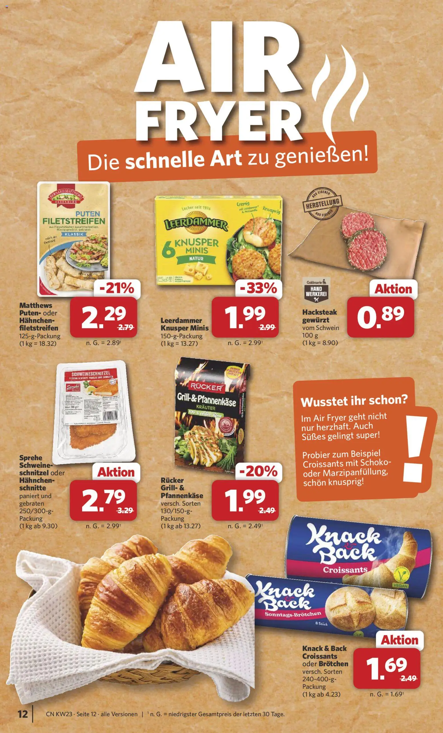 Combi Prospekt – gültig ab 01.06.2026 | Seite: 12 | Produkte: Grill, Hahnchen, Schnitzel, Leerdammer