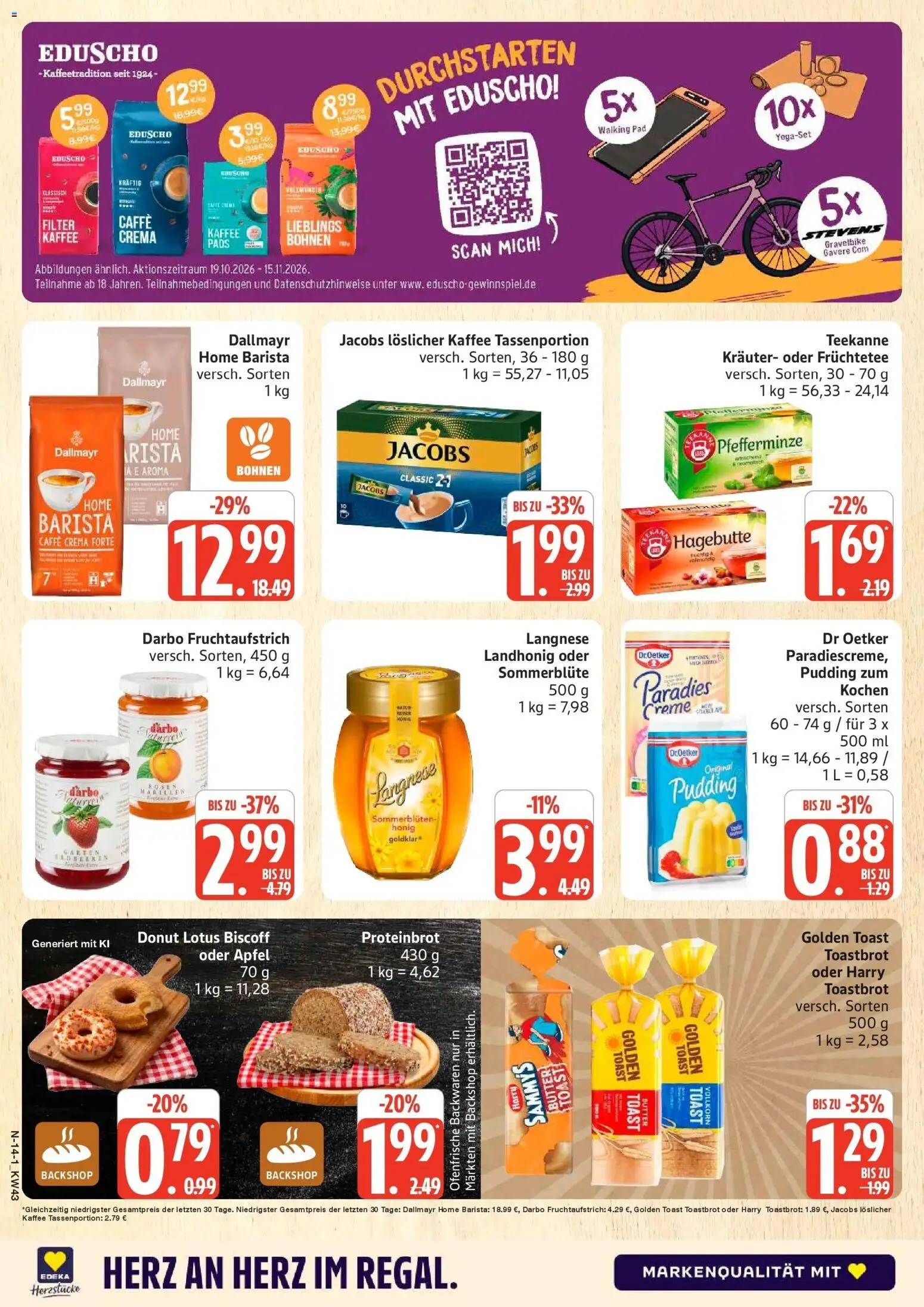 Marktkauf Prospekt Buxtehude (ab 19.10.2026) » Angebote online | Seite: 14 | Produkte: Früchtetee, Toastbrot, Äpfel, Teekanne