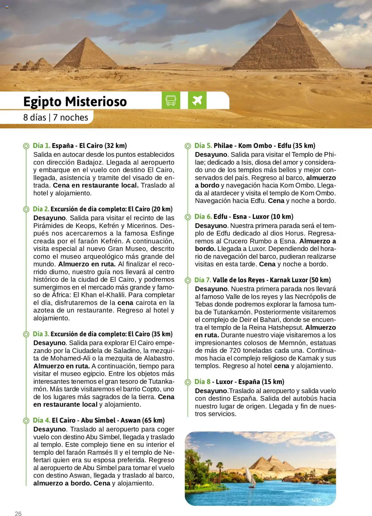 Viajes El Corte Inglés - Catálogo Junta de Extremadura │ válido desde el 01.03.2025 | Página: 26 | Productos: Navegación