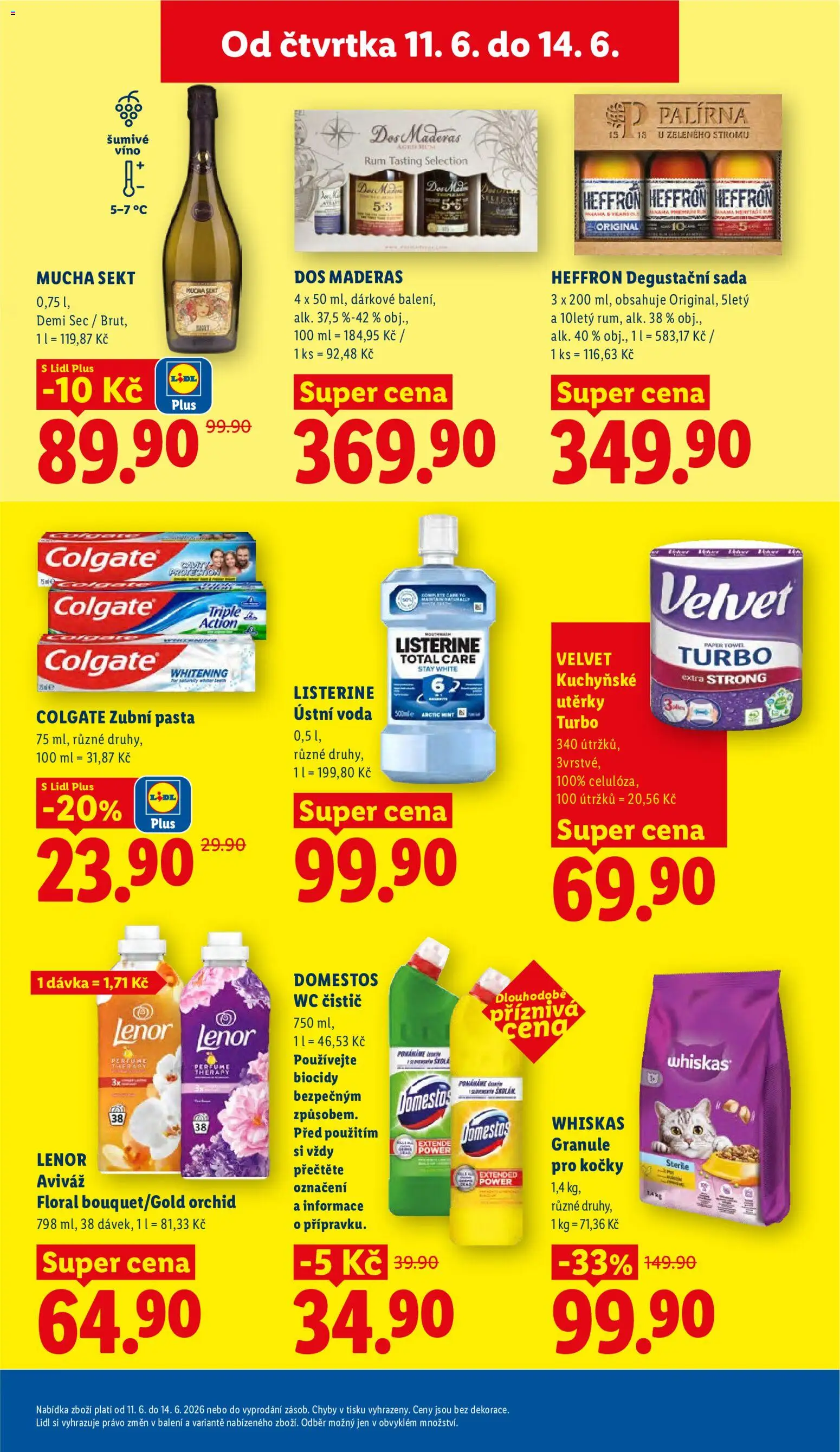Lidl leták od 11.06.2026 | Strana: 29 | Produkty: Sekt, Mucha sekt, Listerine, Velvet Turbo