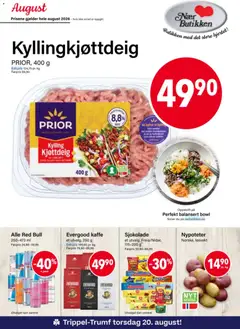 Forhåndsvisning av Nærbutikken kundeavis gyldig fra 01/08/2026