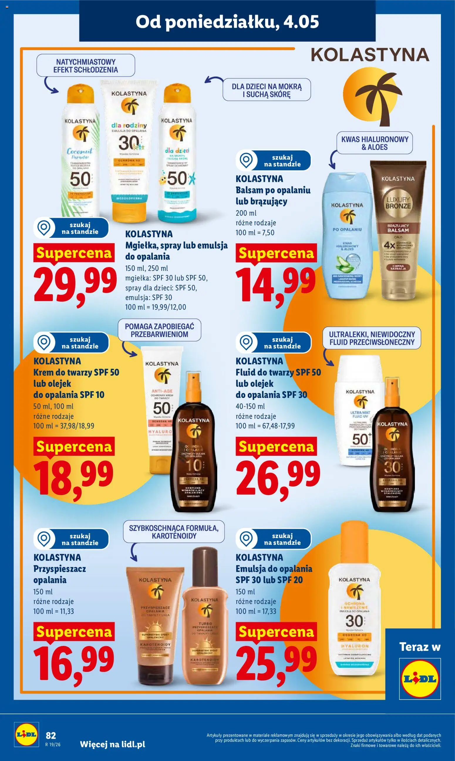 Lidl gazetka od 04.05.2026 | Strona: 88 | Produkty: Aloes, Krem, Krem do twarzy