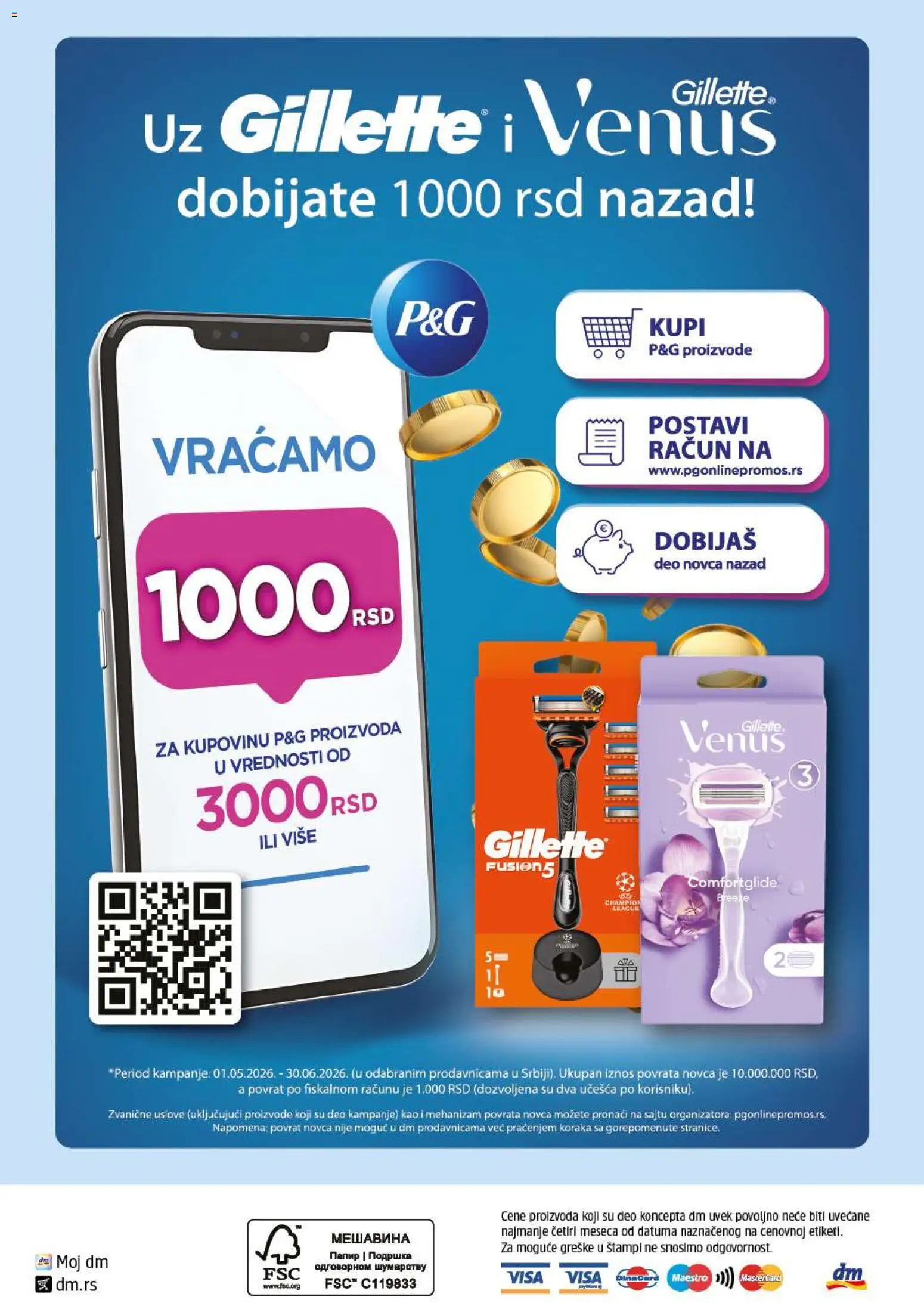 DM Drogerie katalog - važi od 01.06.2026 | Strana: 40 | Proizvode: Gillette
