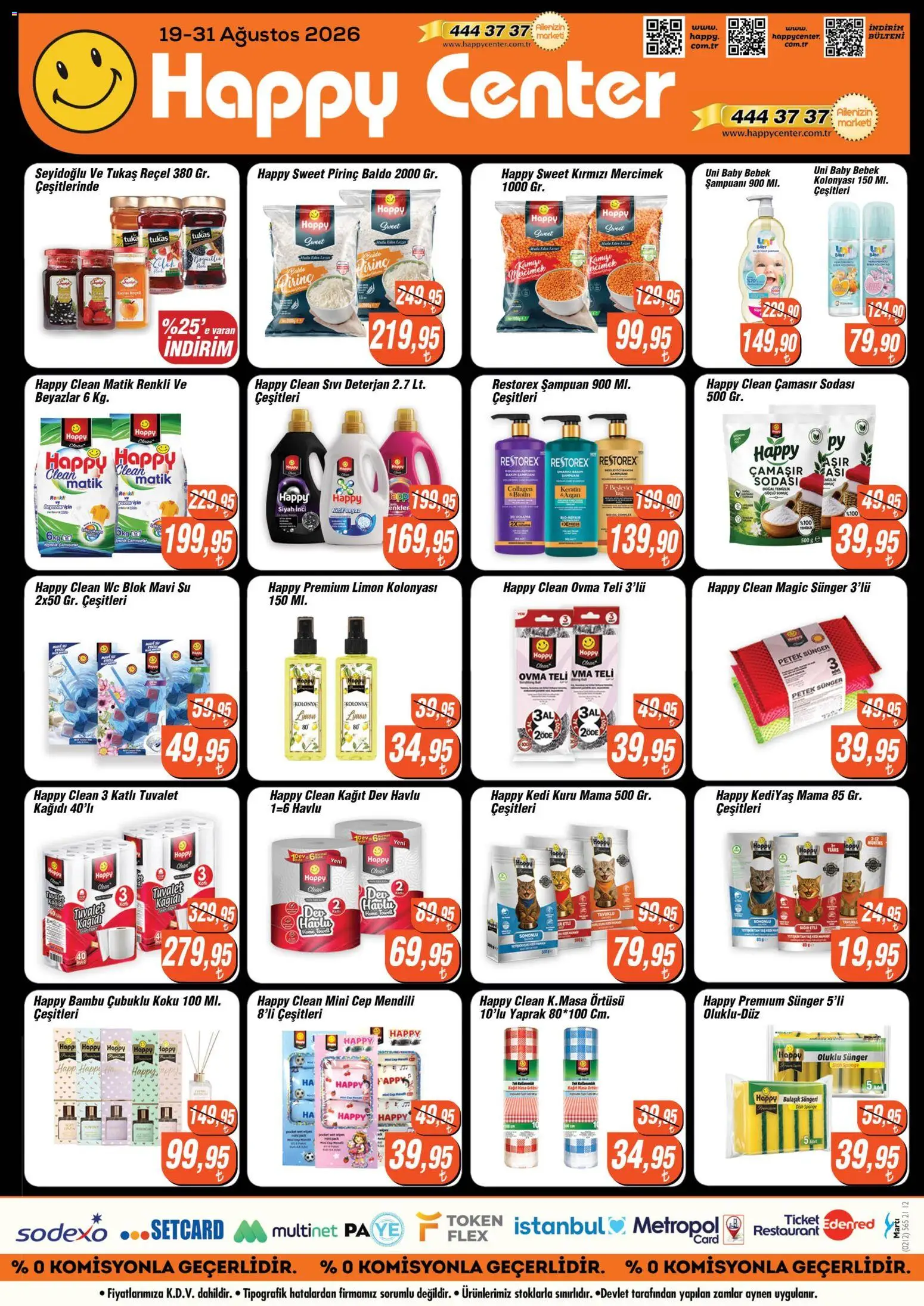 Happy Center Katalog - 19 Ağustos 2026 tarihinden itibaren geçerlidir | Sayfa: 8 | Ürünler: Tuvalet, Şampuan, Koku, Limon