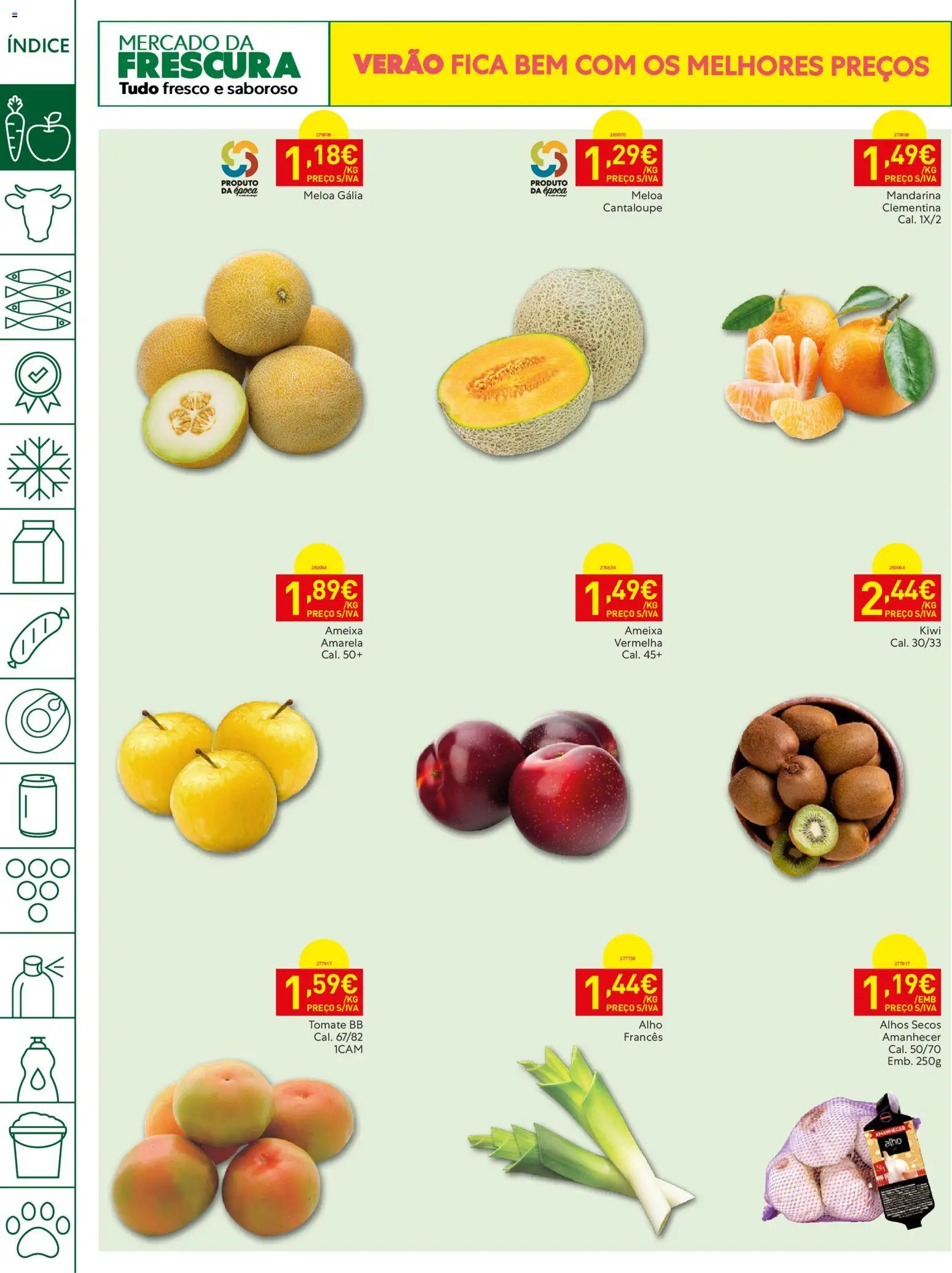 Recheio folheto Madeira │ válido de 11/08/2026 | Página: 2 | Produtos: Alhos, Tomate, Kiwi, Alho