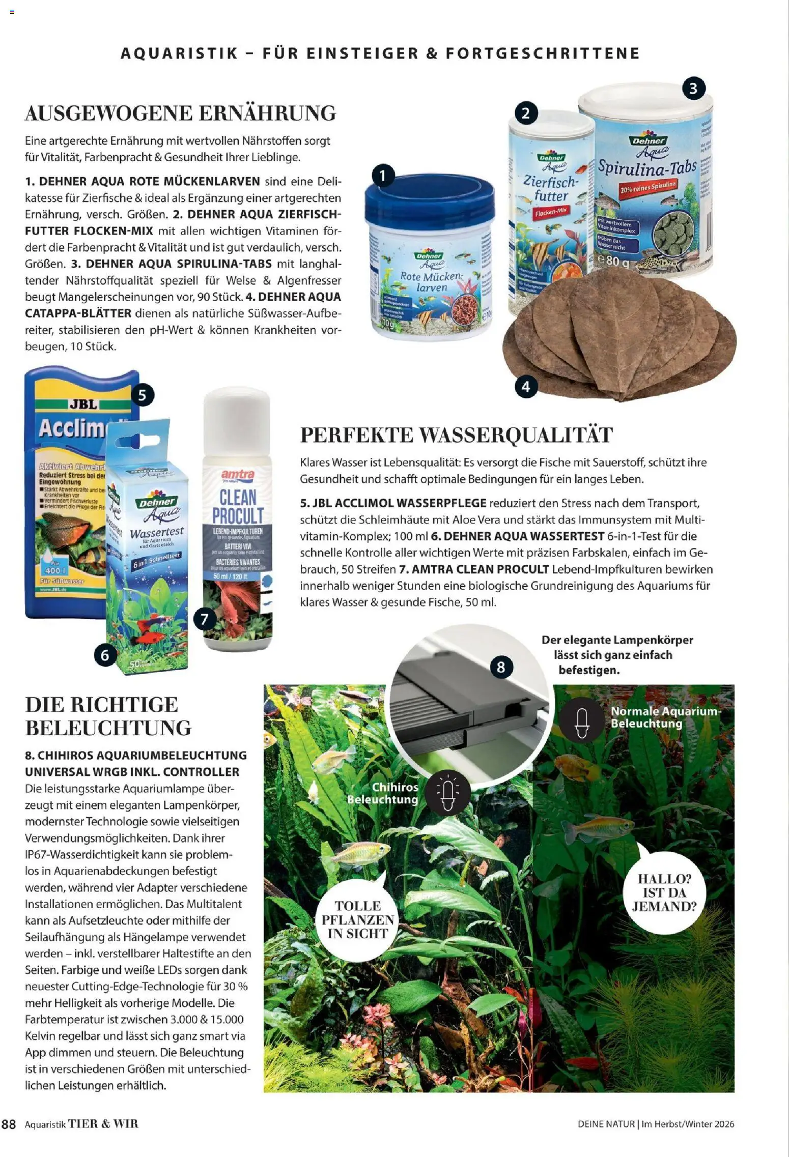 Dehner Magazine HERBST/WINTER 2026 gültig ab 09.10.2026 | Seite: 88 | Produkte: Wasser, Adapter