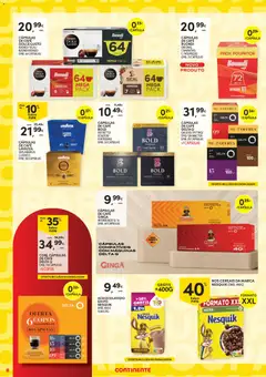 Pré-visualização Continente - Pack Poupança válido de 15/09/2026 | Página: 8 | Produtos: Copos, Delta q, Cápsulas café, Café