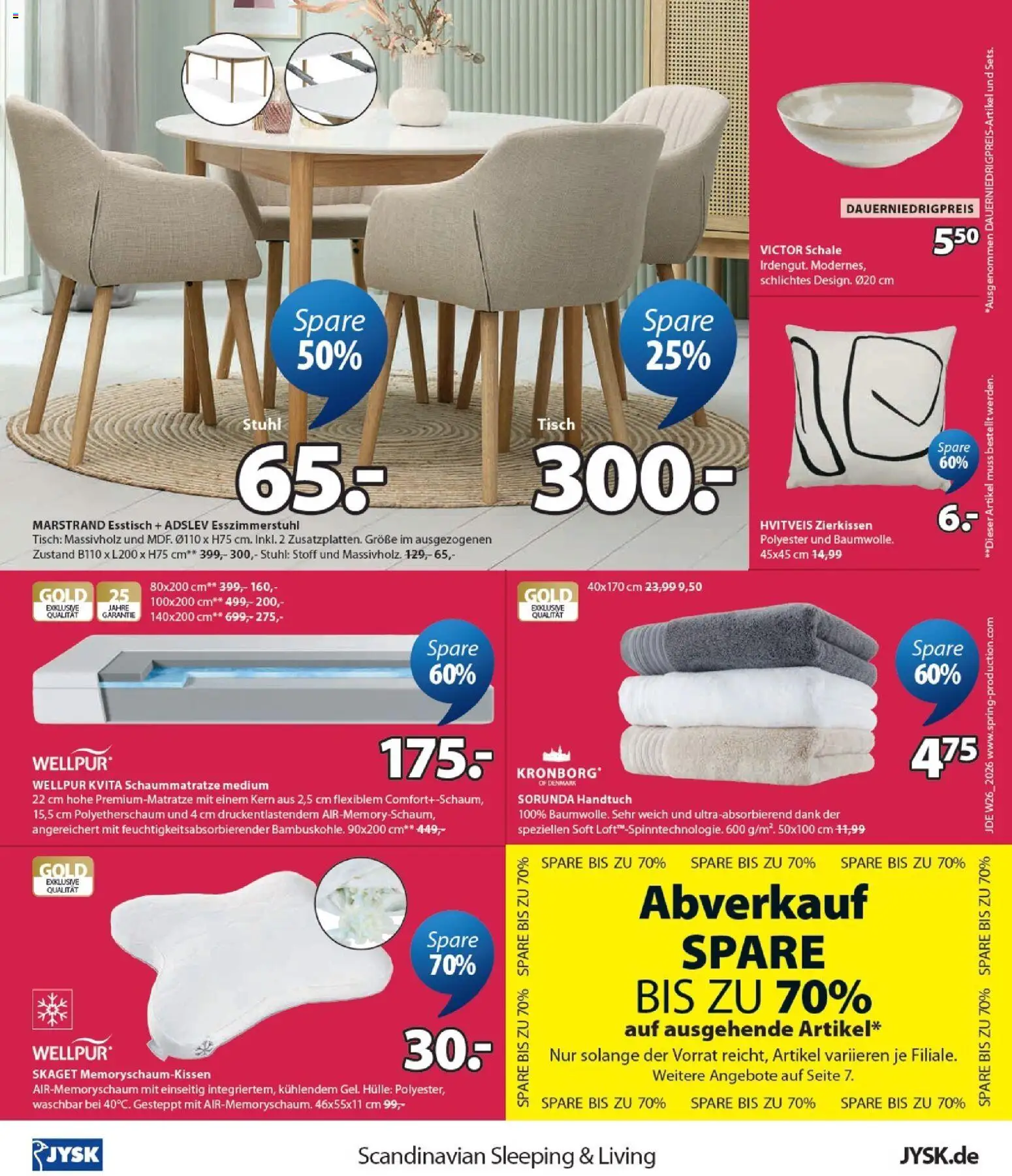 Prospekt JYSK – gültig ab 07.06.2026 | Seite: 12 | Produkte: Hülle, Esstisch, Tisch, Stuhl