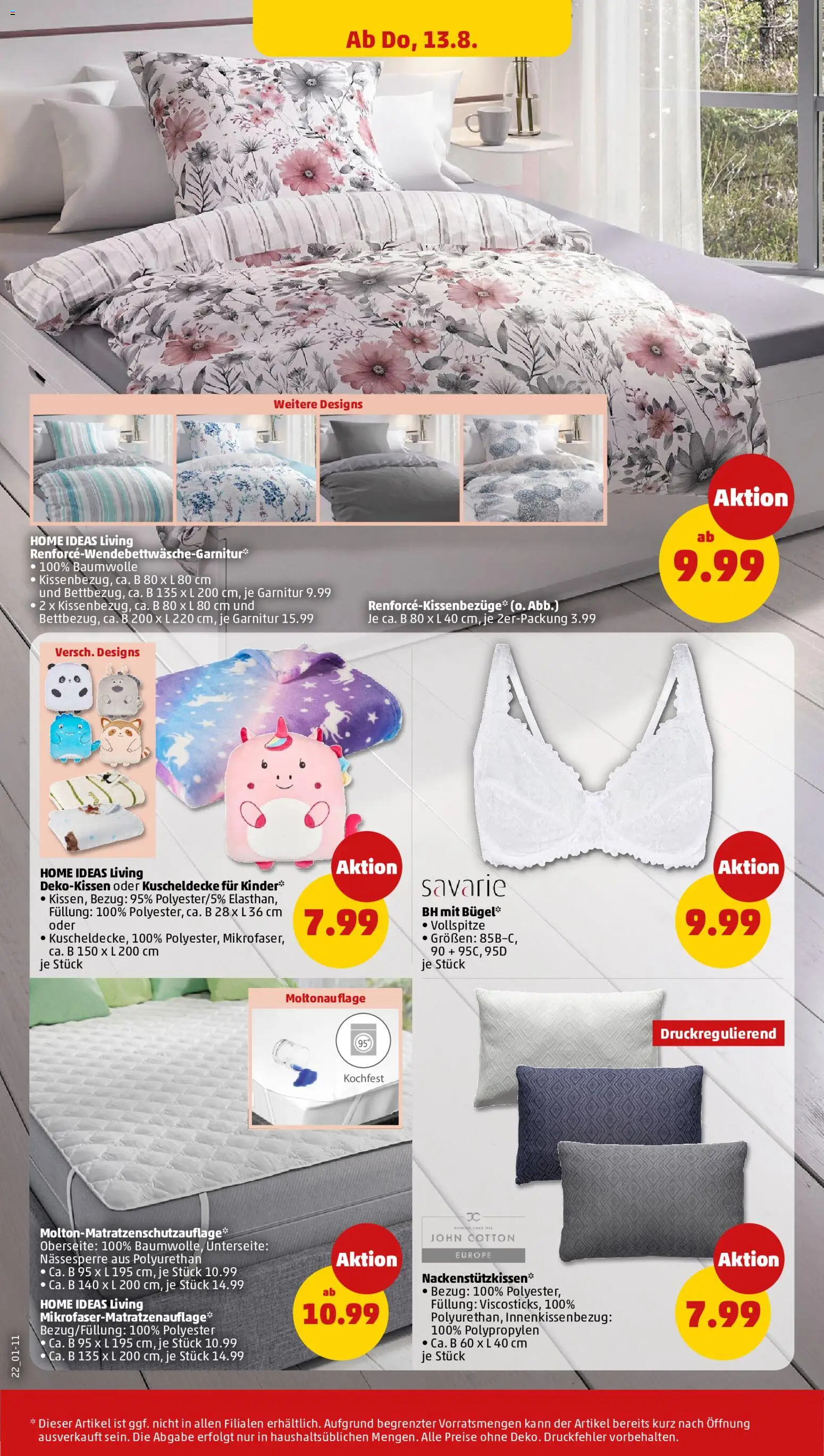 Penny Prospekt – gültig ab 10.08.2026 | Seite: 24 | Produkte: Topper, BH