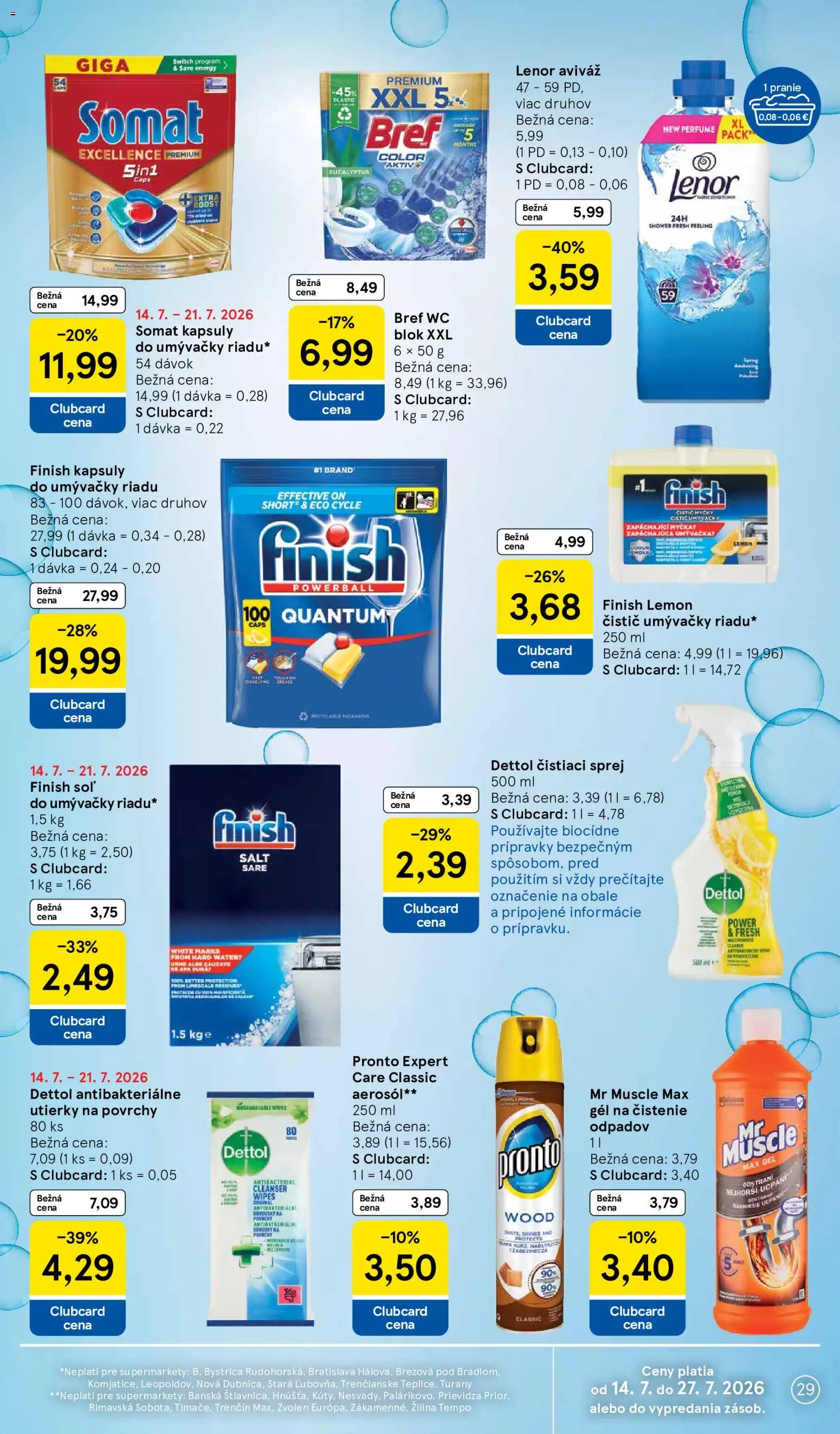 Nové Tesco akcie – leták je platný od 15.07.2026 | Strana: 29