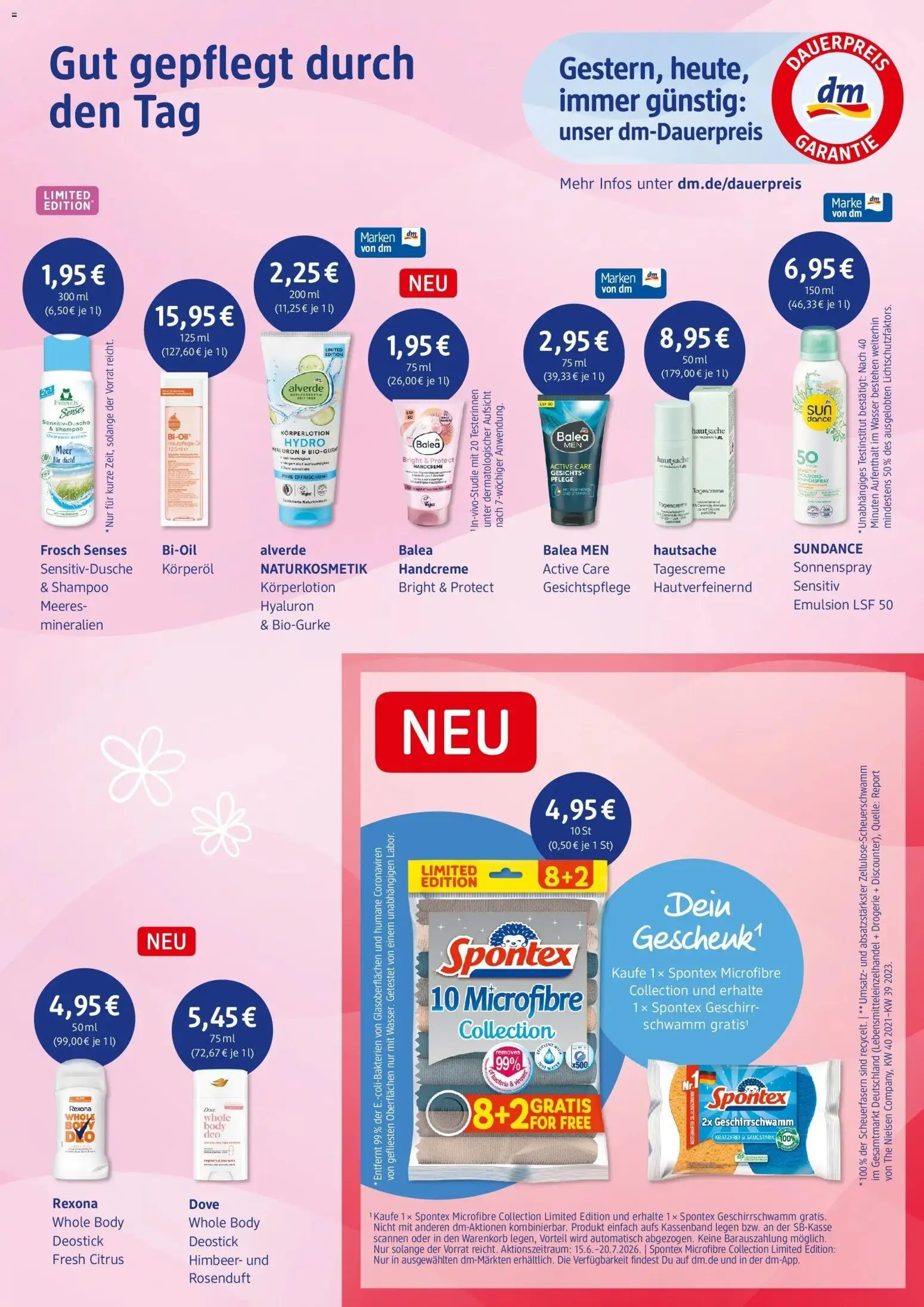 dm drogerie prospekt Düren – gültig ab 30.06.2026 | Seite: 5 | Produkte: Handcreme, Wasser, Körperlotion, Tagescreme