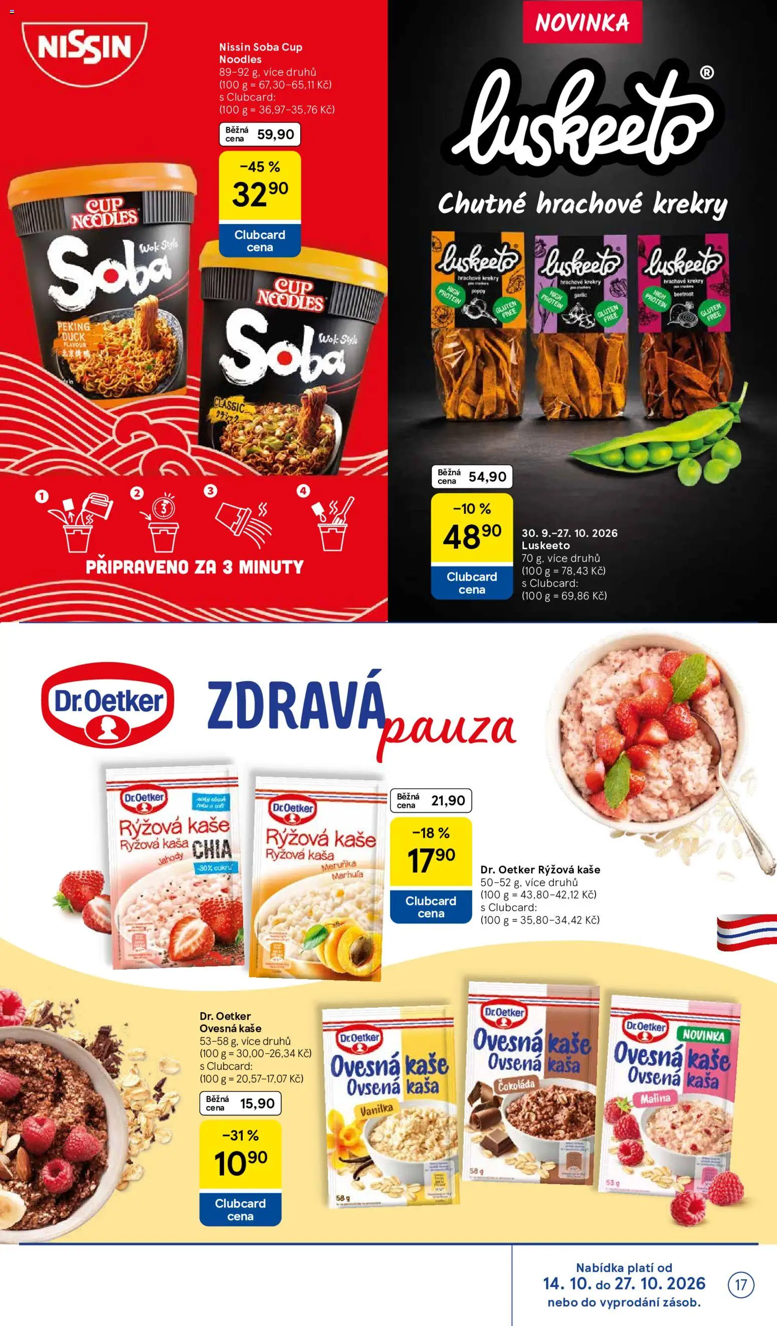 Tesco leták - Značky, které máte rádi od 30.09.2026 | Strana: 17