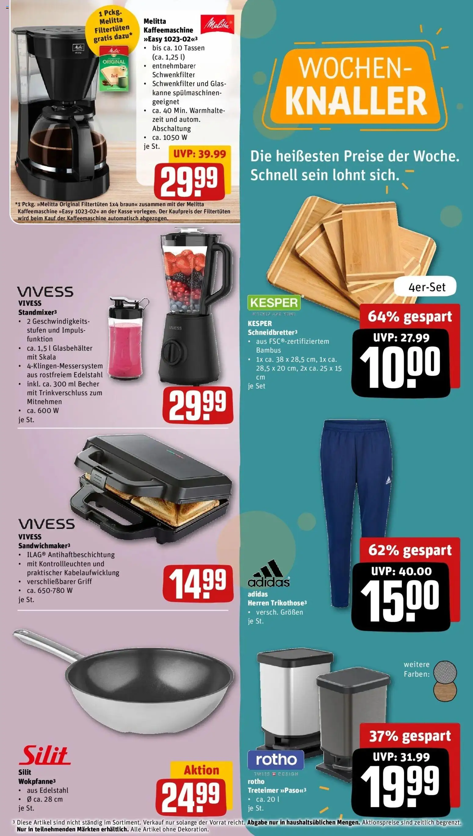 REWE Prospekt ab 28.09.2026 zum Blättern » Angebote | Seite: 41 | Produkte: Melitta, Kaffeemaschine