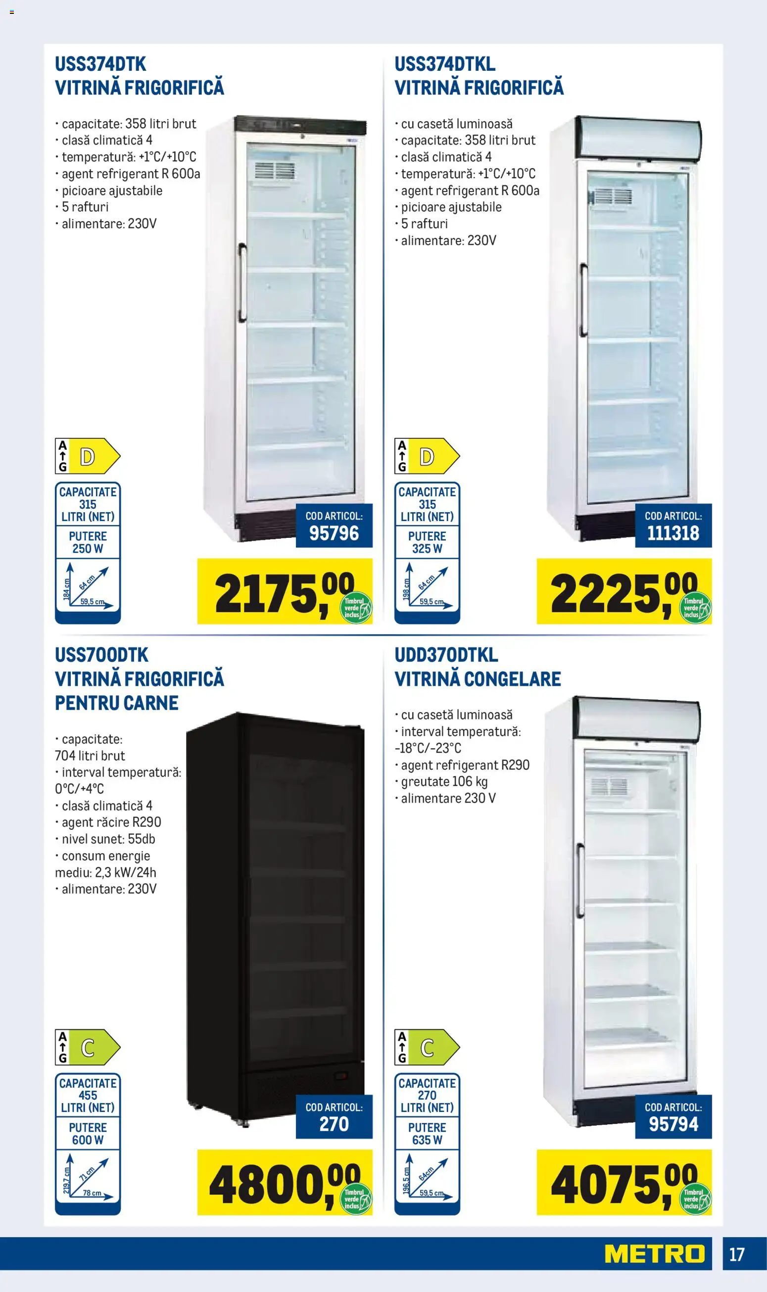 Noul catalog Metro – valabil de la 01.04.2026 | Pagină: 17 | Produse: Vitrină