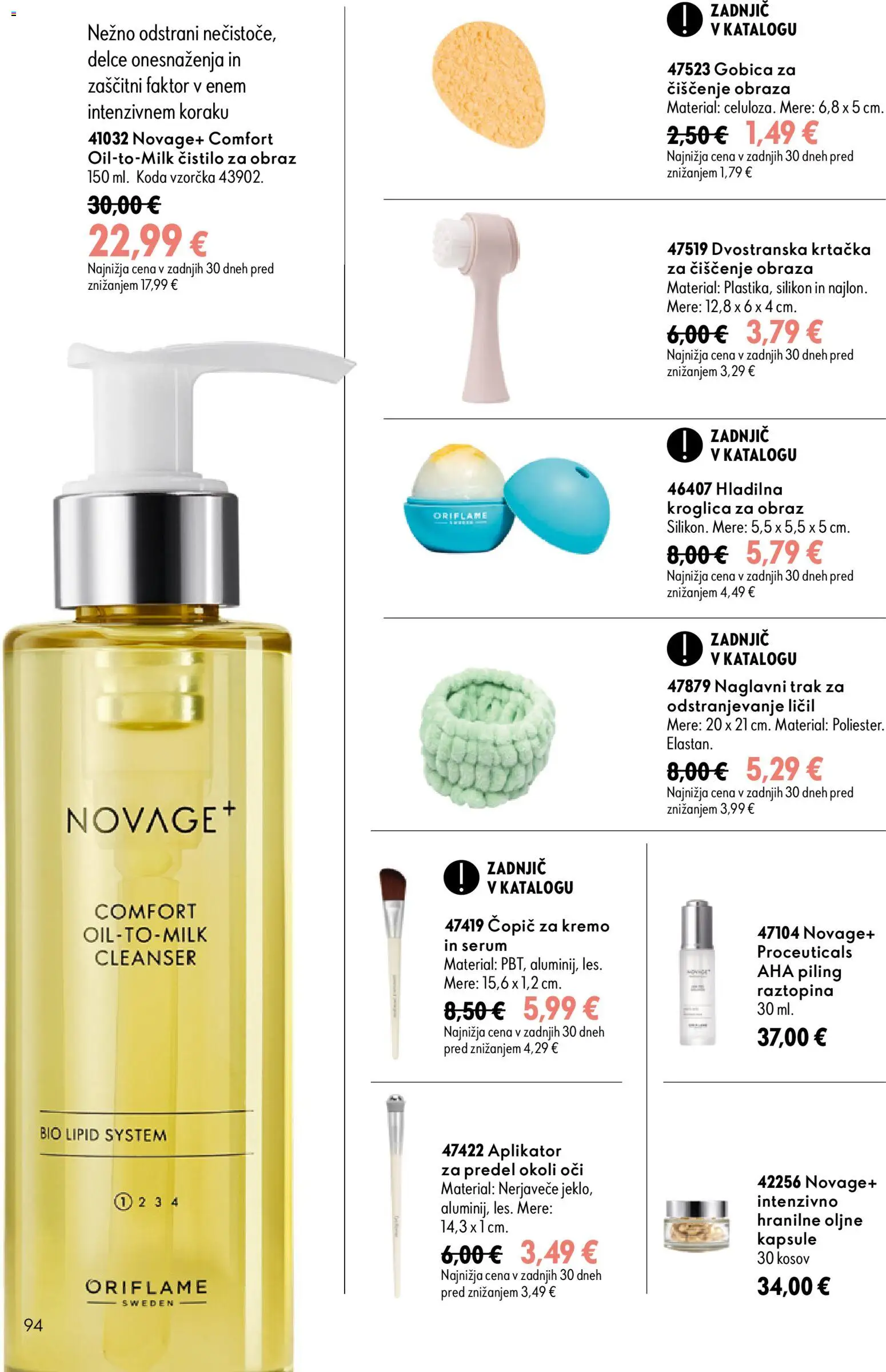 Novi Oriflame katalog ponudbe – veljaven od 26.08.2026 | Stran: 94 | Izdelki: Copic, Gobica, Piling, Silikon