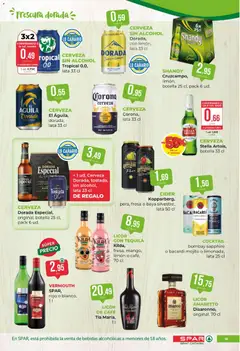 Vista previa Spar folleto válido desde el 10/07/2026 | Página: 18 | Productos: Licor, Café, Μαρμελάδα ροδάκινο, Ρούτερ