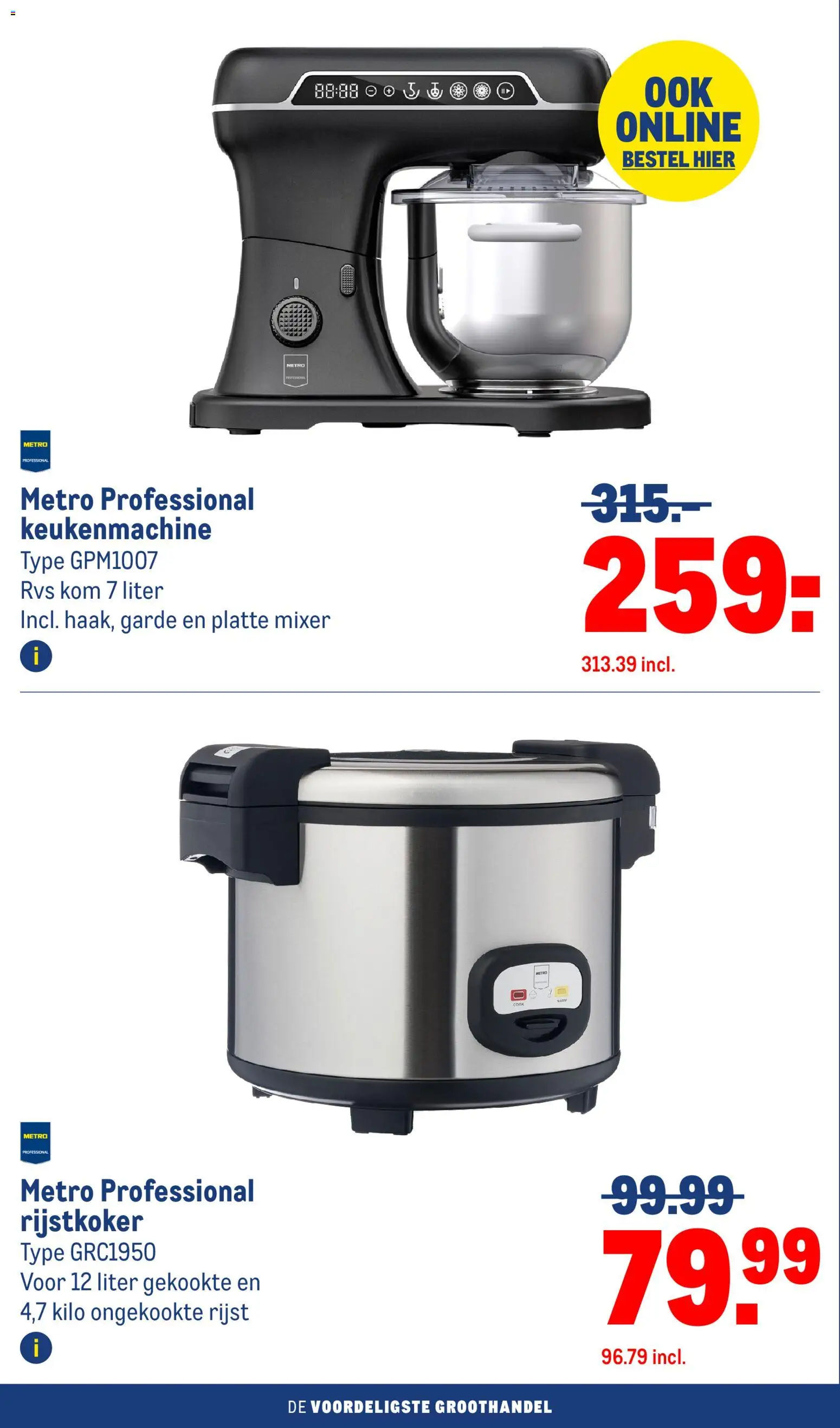 {H1} | Pagina: 10 | Producten: Kom, Rijstkoker, Keukenmachine, Mixer