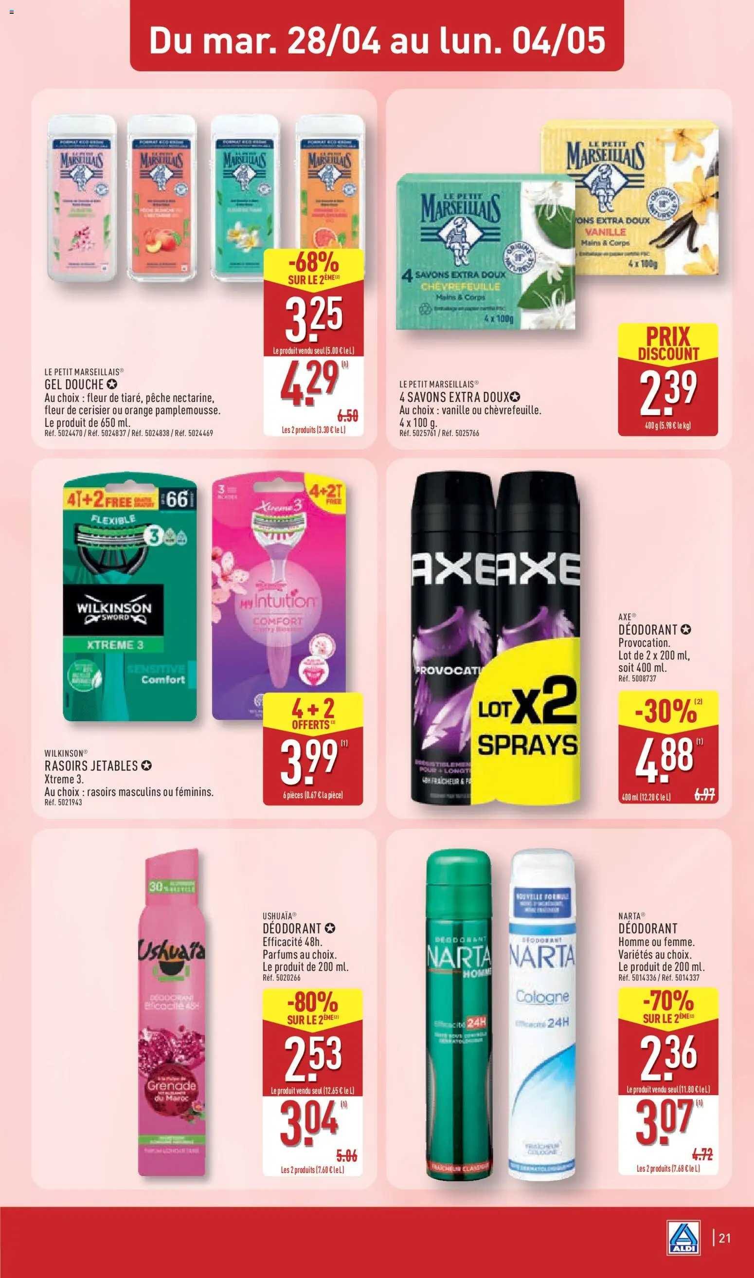 {H1} | Page: 25 | Produits: Masque, Lait, Huile, Thé