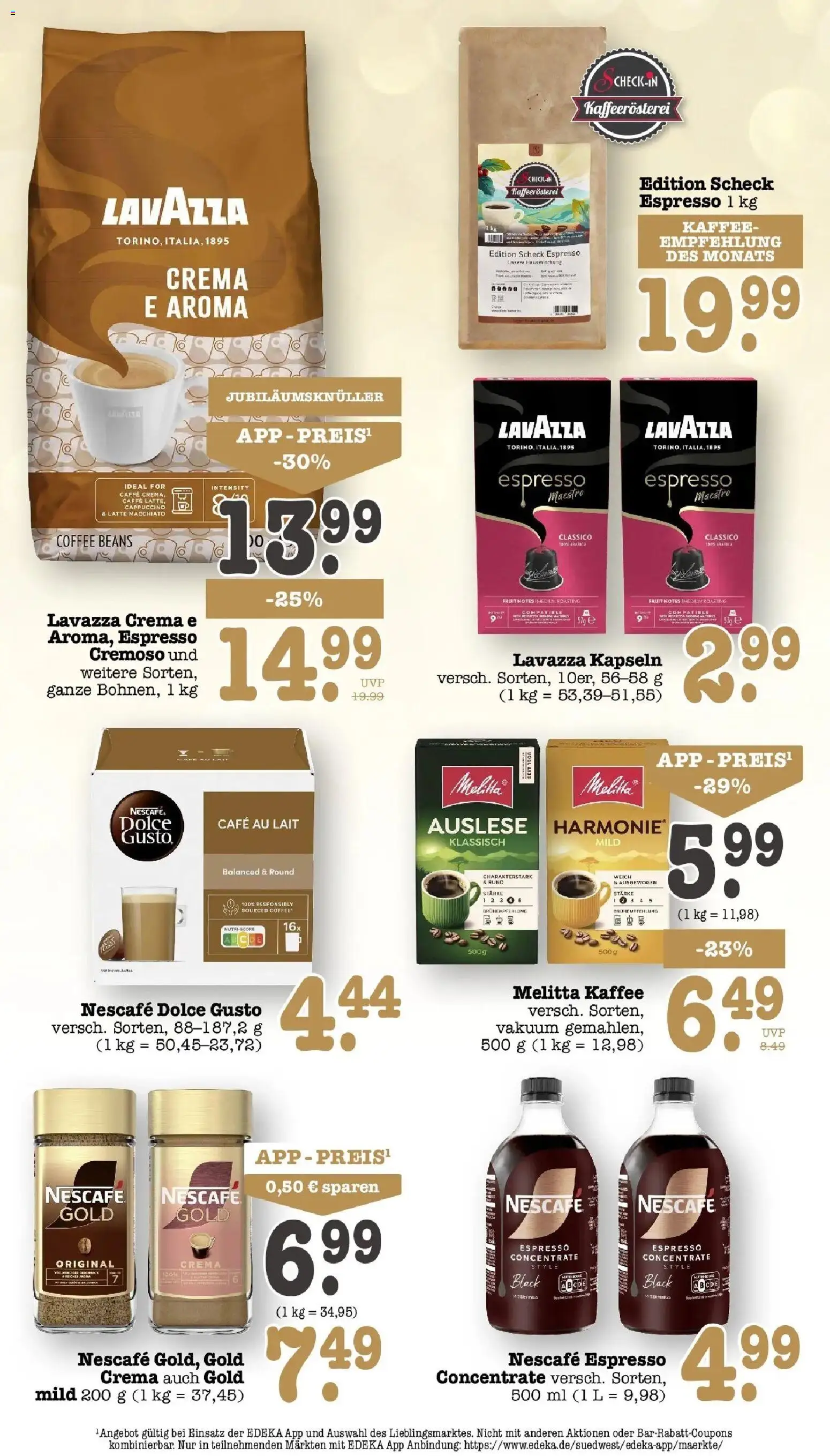 E center Prospekt Karlsruhe (ab 05.10.2026) zum Blättern | Seite: 42 | Produkte: Melitta, Lavazza, Melitta kaffee, Kaffee
