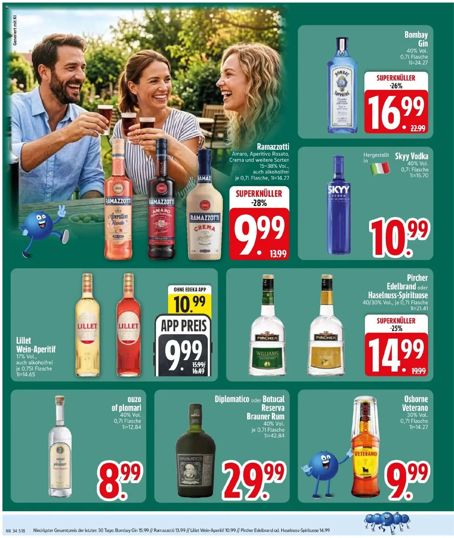 Edeka Prospekt Neuburg Am Inn – gültig ab 17.08.2026 | Seite: 20 | Produkte: Rum, Lillet, Vodka, Ramazzotti