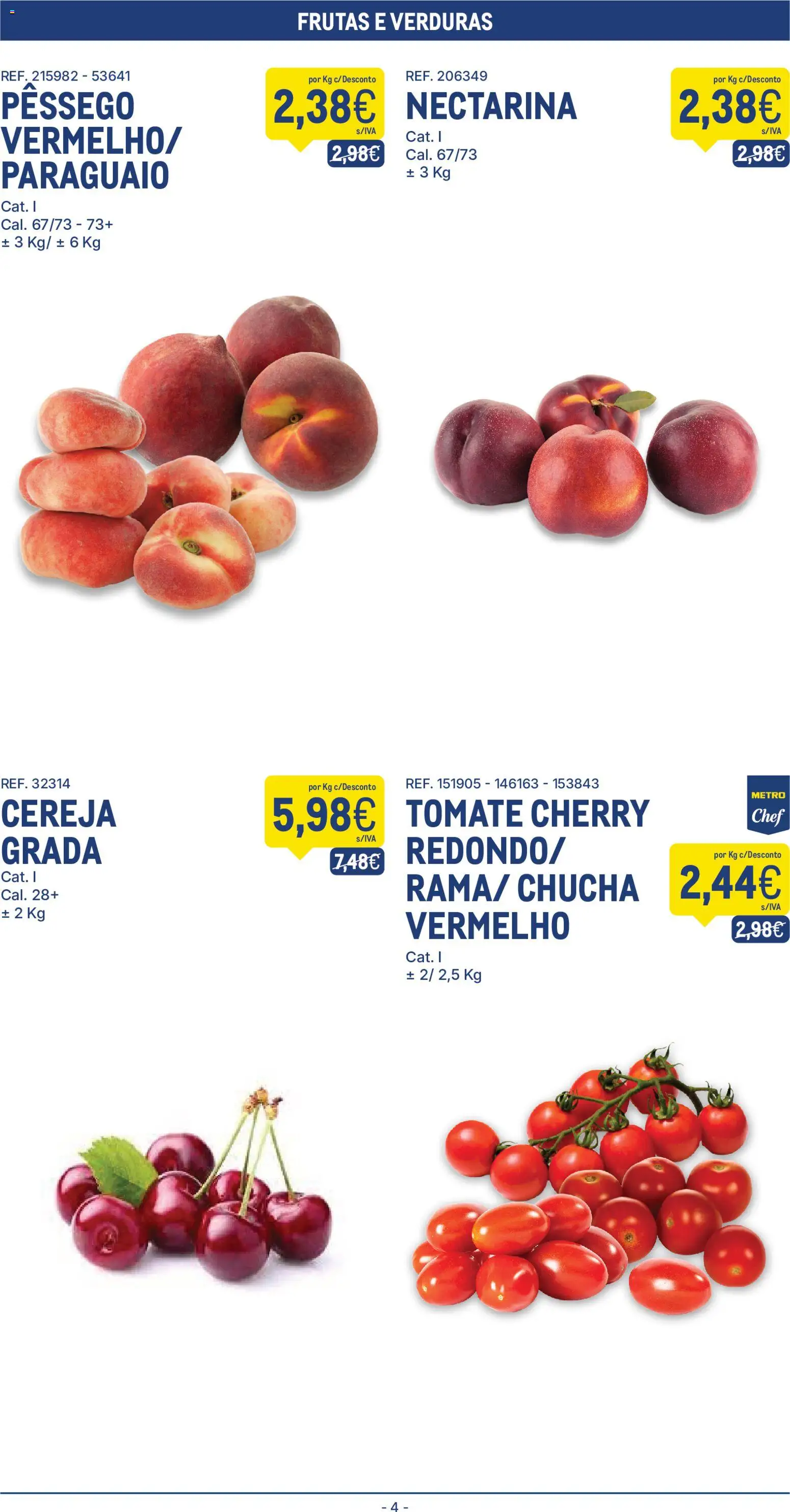 Makro Folheto │ válido de 26.05.2026 | Página: 4 | Produtos: Cereja, Tomate