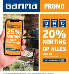 GAMMA folder - Voorbeeld van een folder van GAMMA, geldig van 03.06.2026