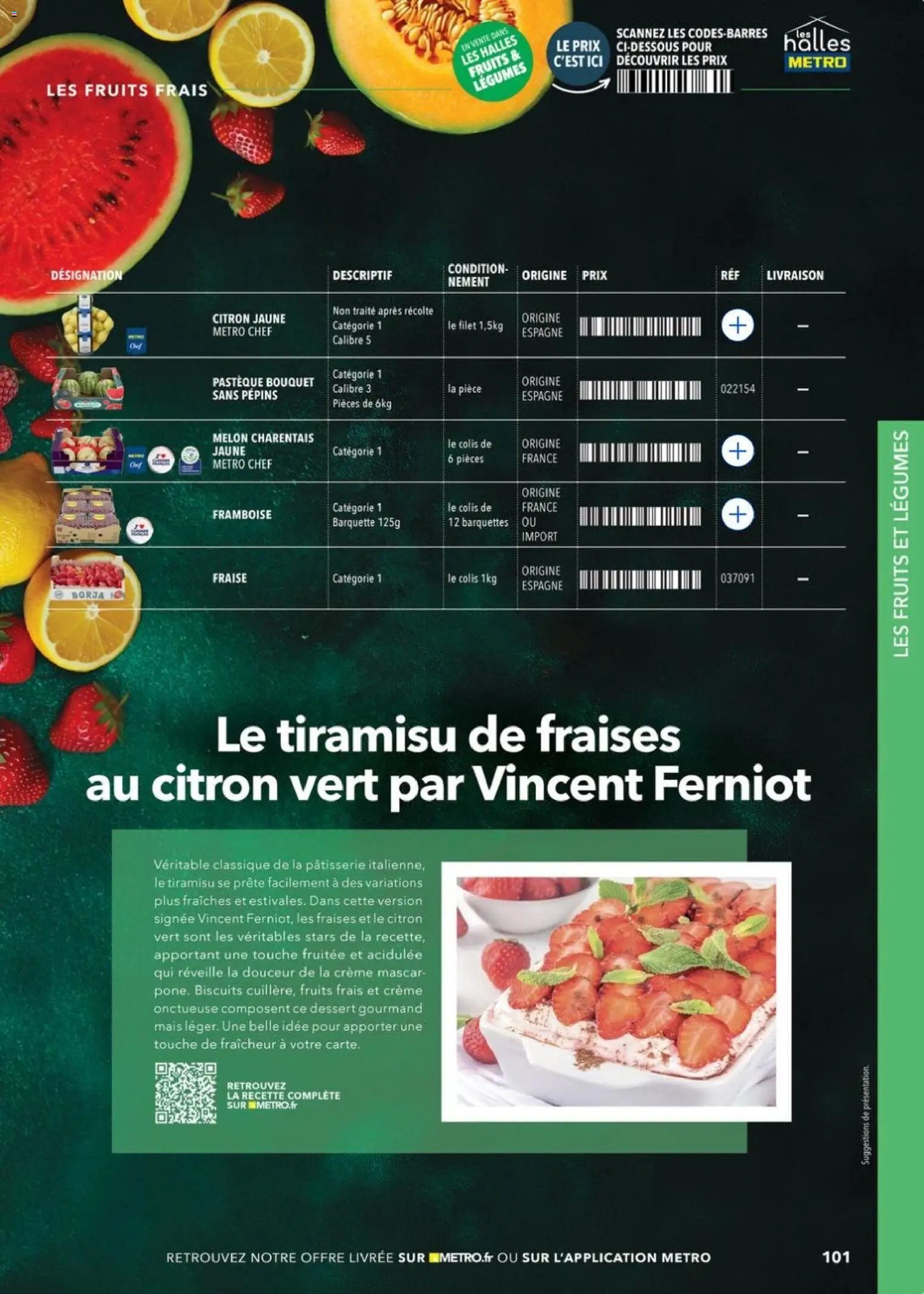 {H1} | Page: 101 | Produits: Citron, Framboise, Pastèque, Fraises