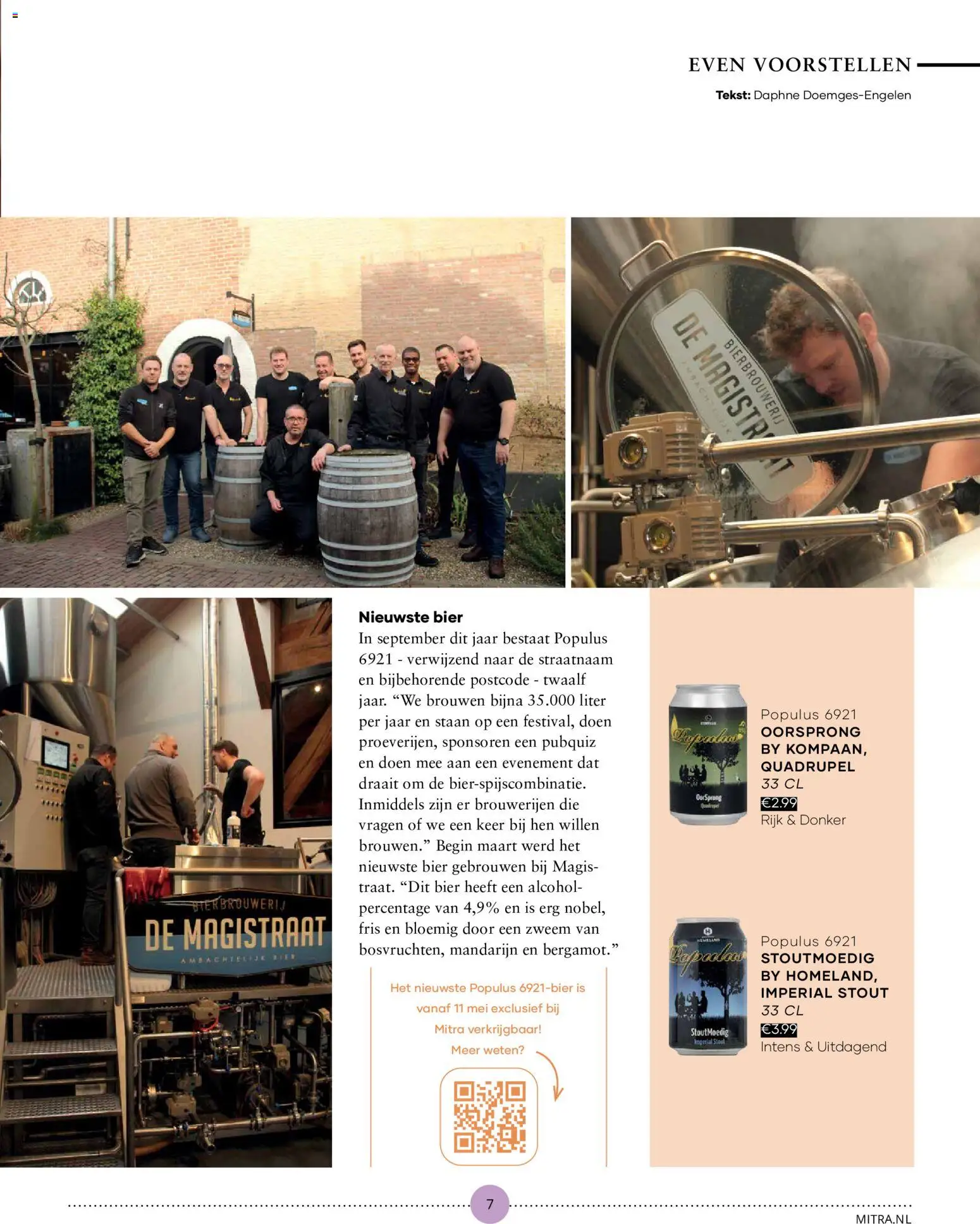 {H1} | Pagina: 7 | Producten: Mandarijn, Bier, Alcohol