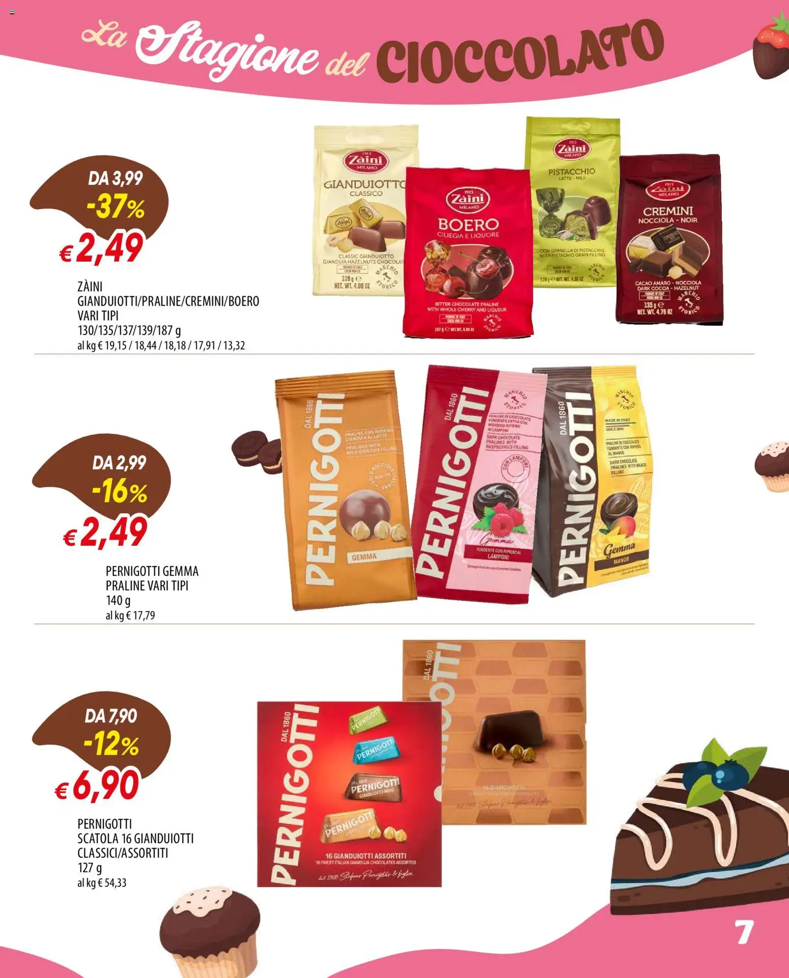 Volantino Galassia del 29/10/2026 | Pagina: 7 | Prodotti: Pistacchio, Cioccolato, Mango, Cacao