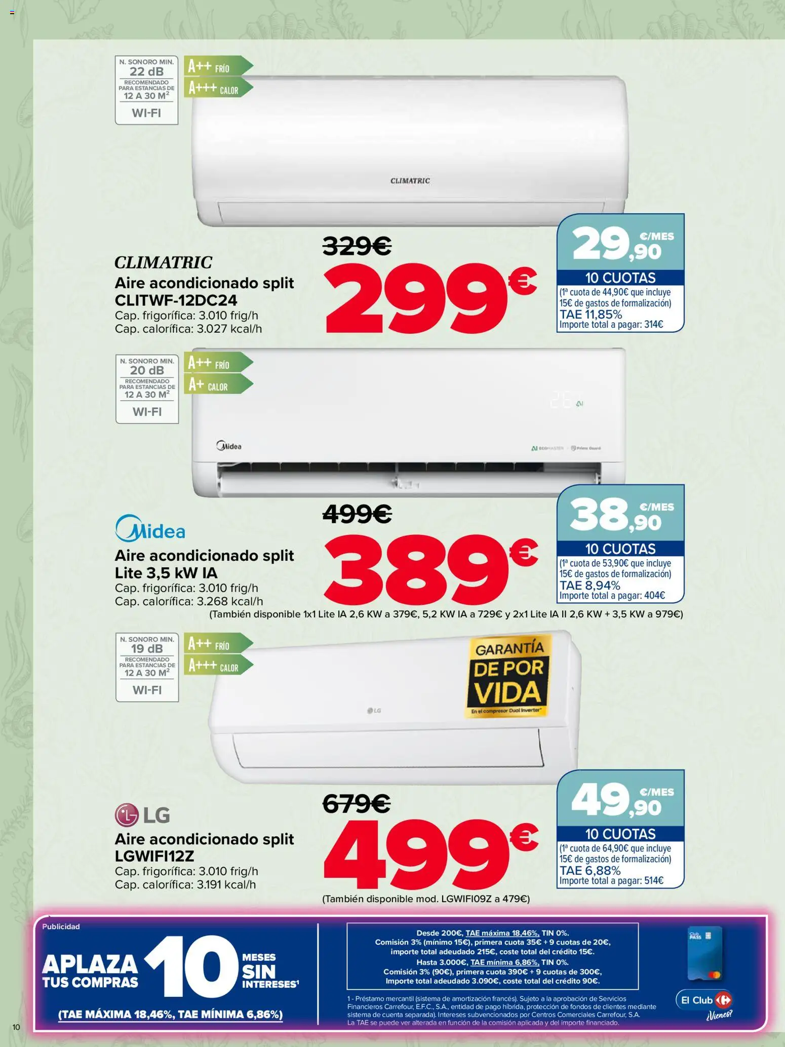Carrefour Casa Equipada │ válido desde el 16/07/2026 | Página: 10 | Productos: Aire acondicionado