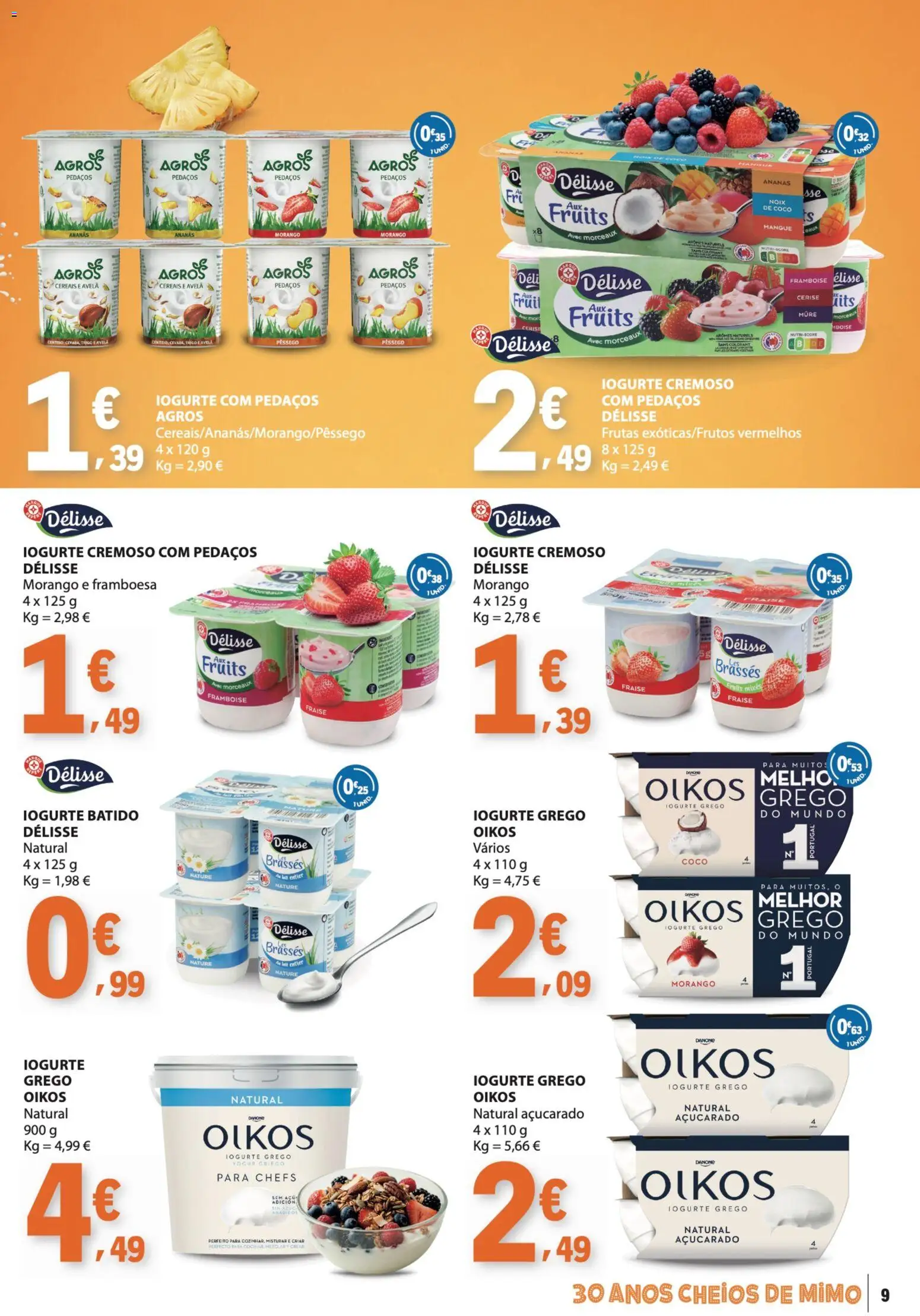 E.Leclerc folheto Bebidas, Gelados e Iogurtes │ válido de 16.06.2026 | Página: 9 | Produtos: Iogurte, Cereais