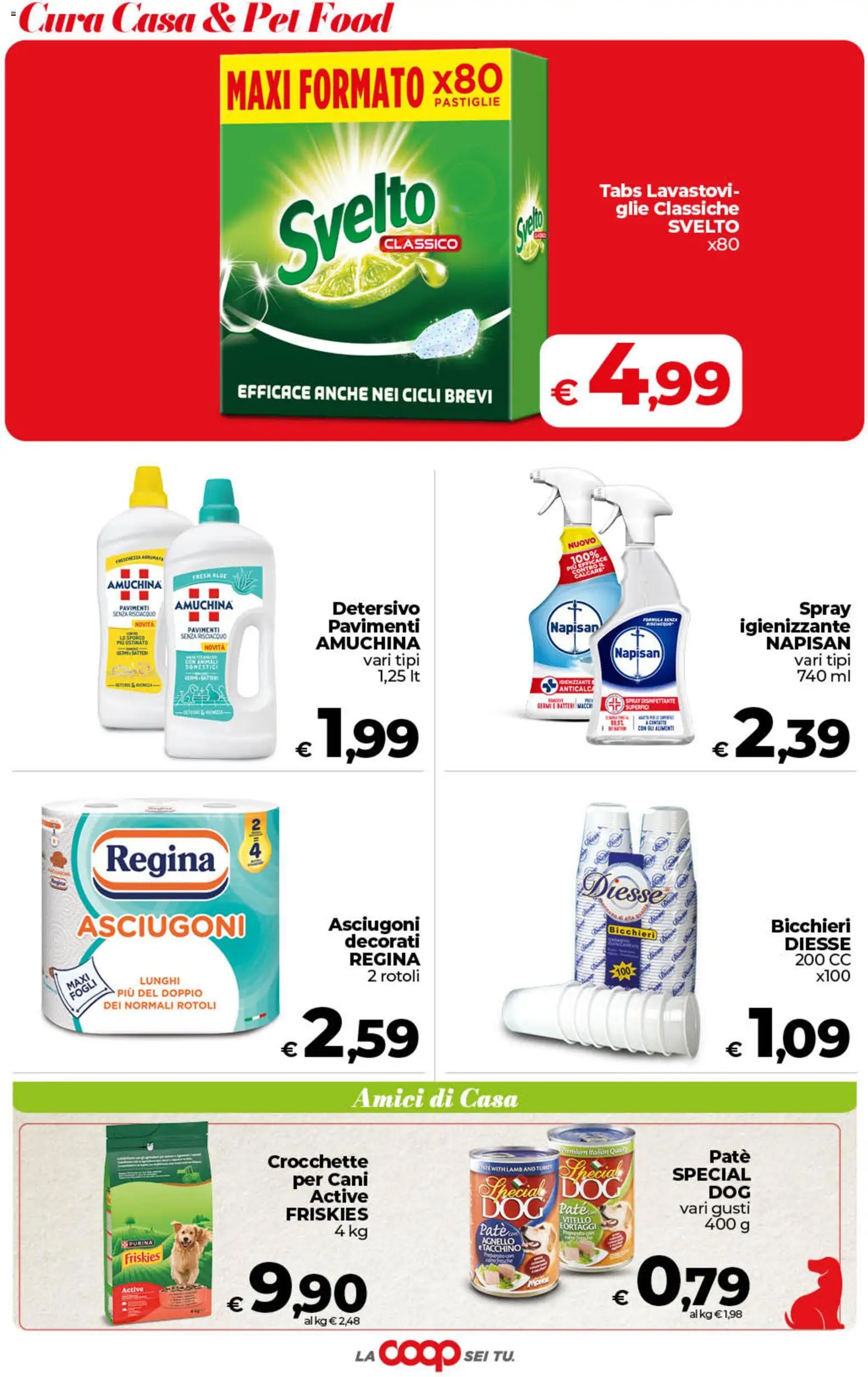 Volantino COOP del 21/08/2026 | Pagina: 43 | Prodotti: Paté, Tacchino, Crocchette, Paté per cani