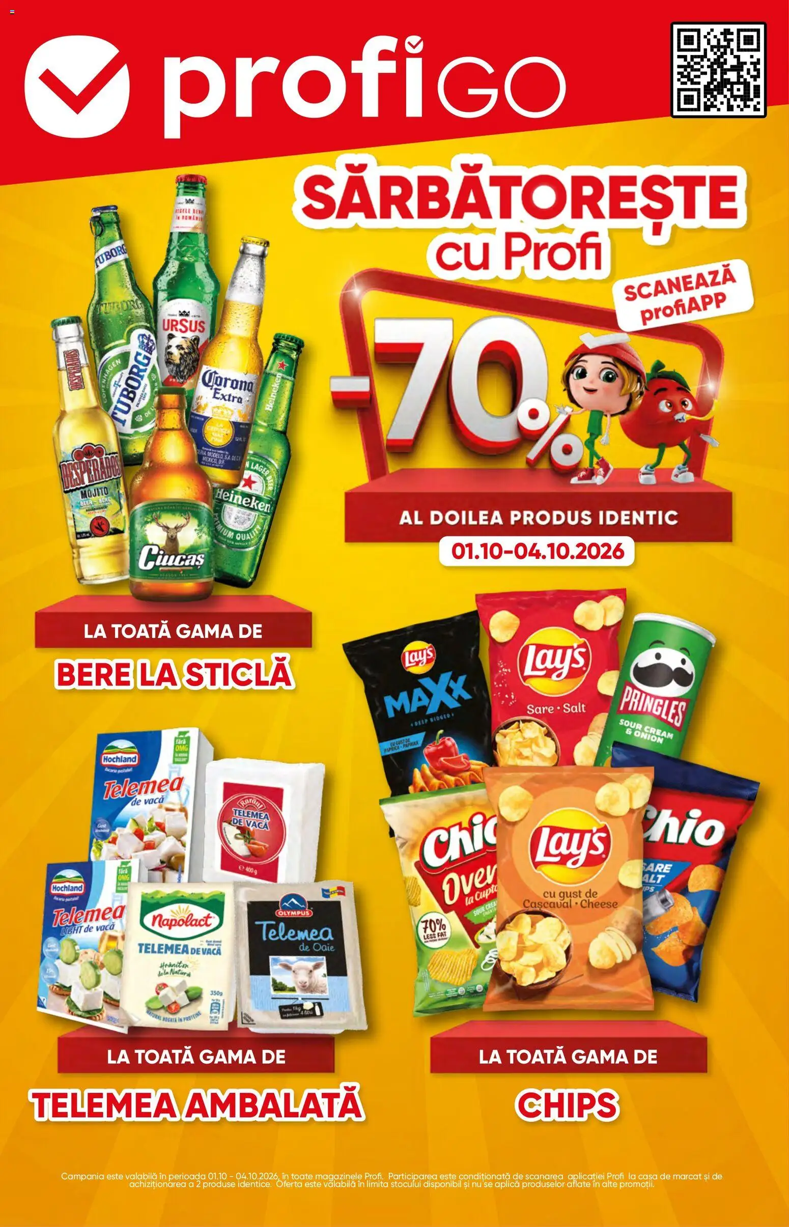 Noul catalog Profi – valabil de la 01.10.2026 | Pagină: 1 | Produse: Ursus, Cașcaval, Corona Extra, Bere