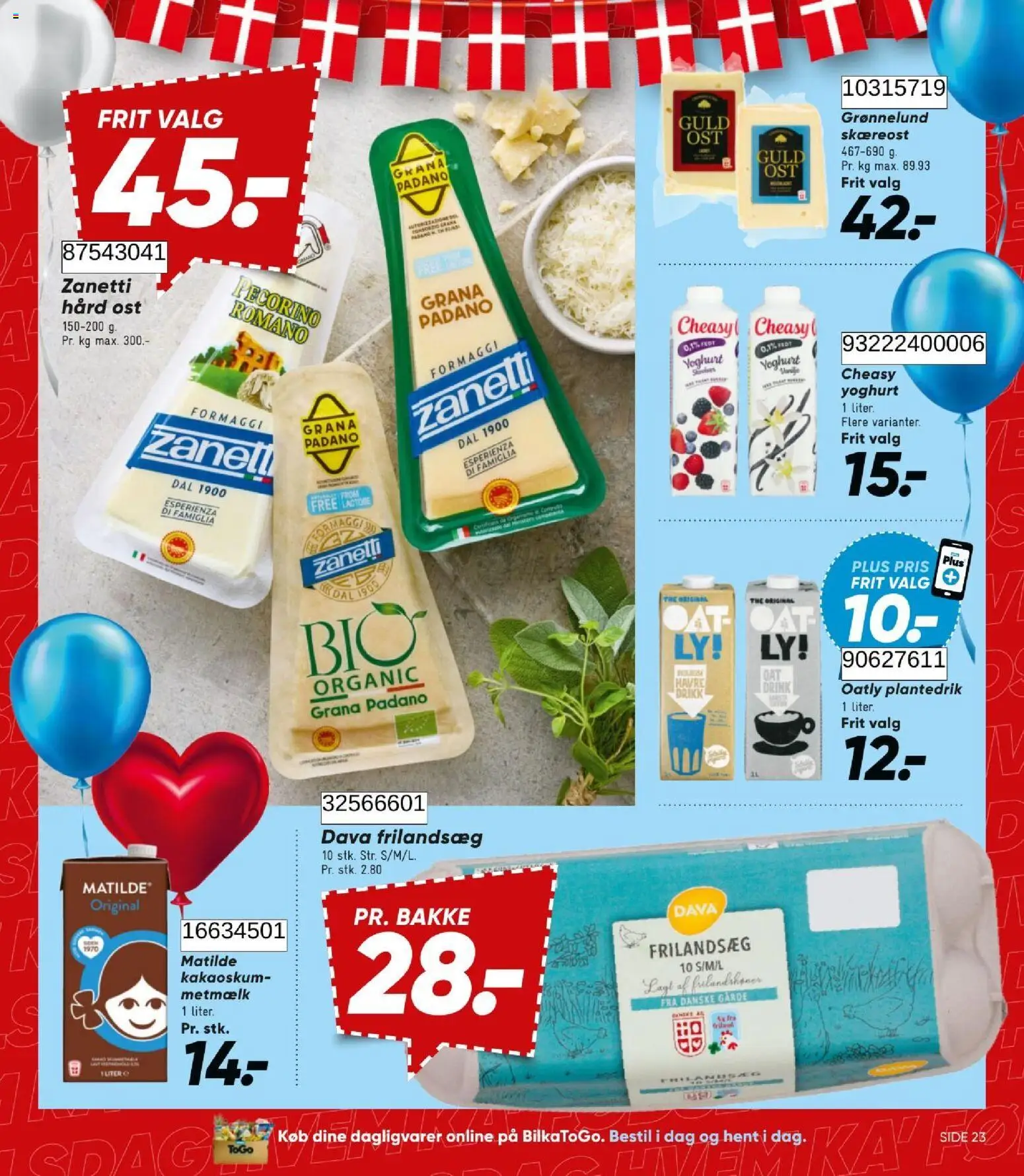 Bilka tilbudsavis – gyldig fra 14/08/2026 | Side: 26 | Produkter: Dagligvarer, Ost, Yoghurt