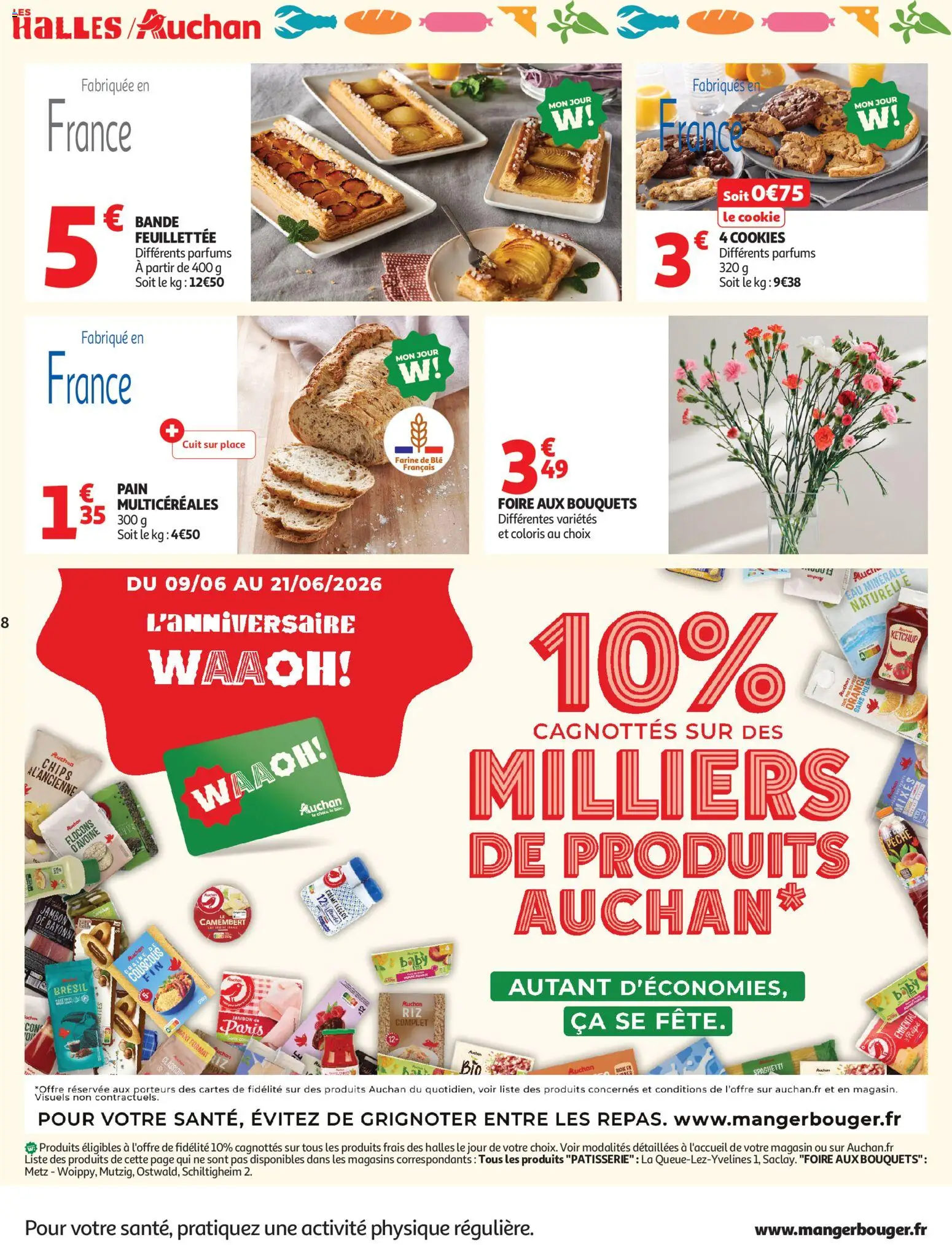 {H1} | Page: 8 | Produits: Eau minérale, Farine de ble, Farine, Cookies
