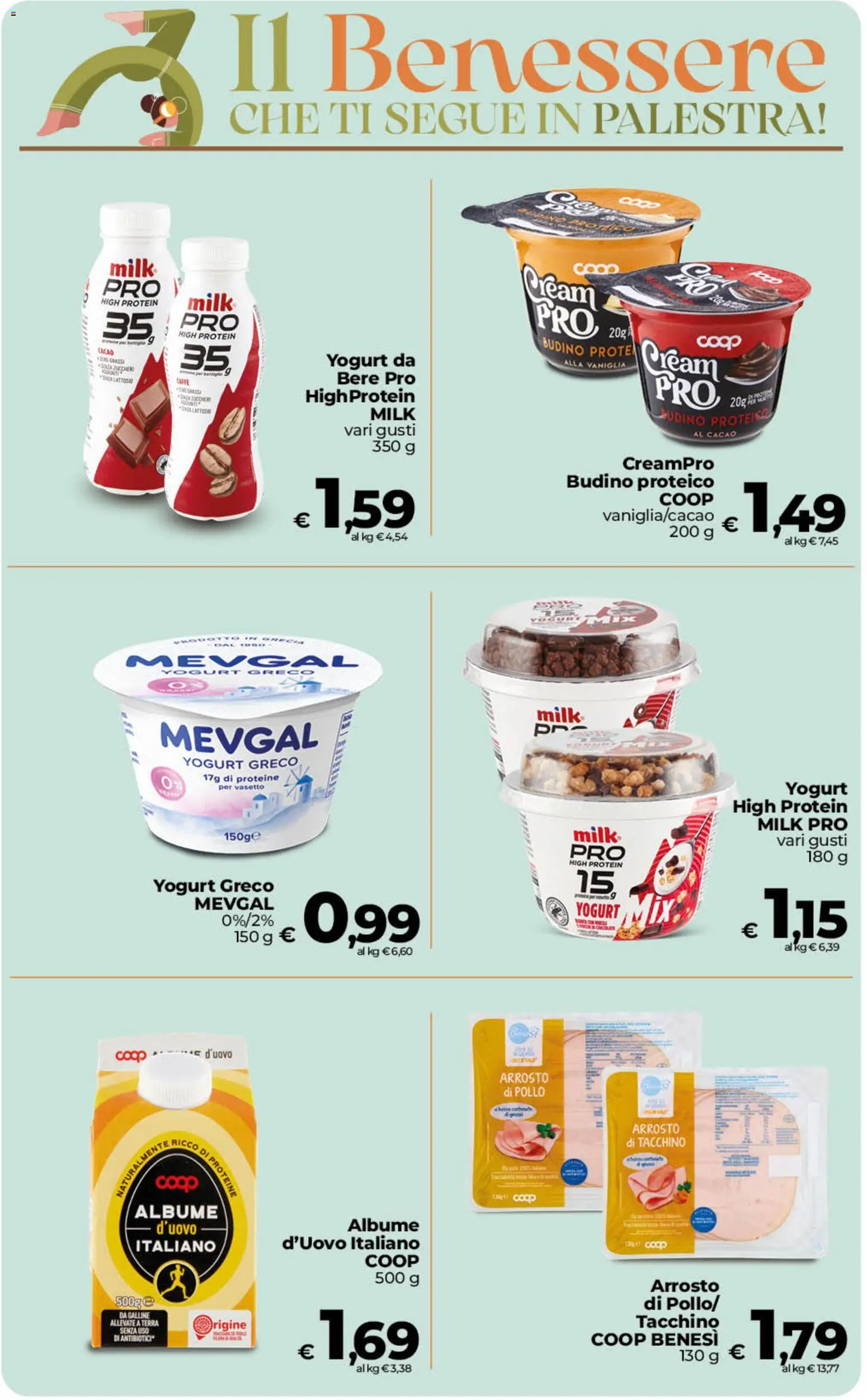 Volantino COOP del 22/09/2026 | Pagina: 22 | Prodotti: Yogurt greco, Yogurt, Pollo, Pollo arrosto