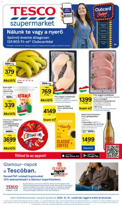 Tesco Szupermarket akciós újság - amely érvényes a következő dátumtól: 2026.10.15.