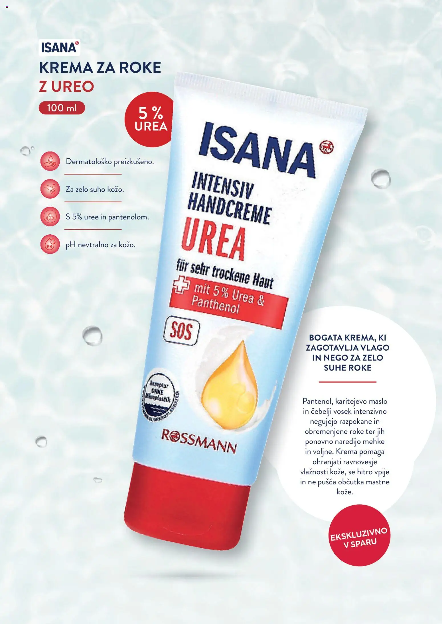 Novi Spar katalog ponudbe – veljaven od 24.09.2026 | Stran: 42 | Izdelki: Krema, Maslo, Krema za roke