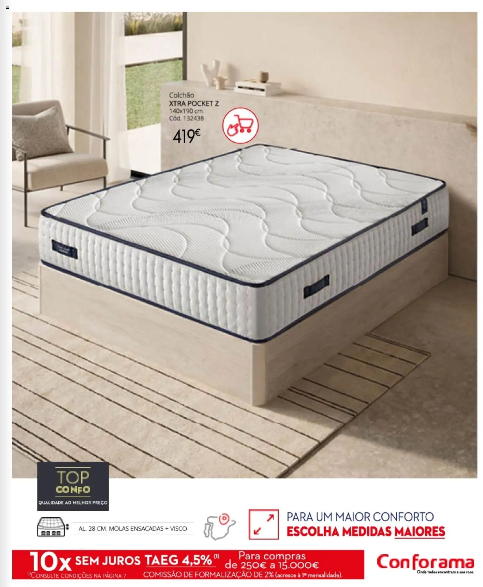 Conforama Camitis │ válido de 06/08/2026 | Página: 55 | Produtos: Colchão